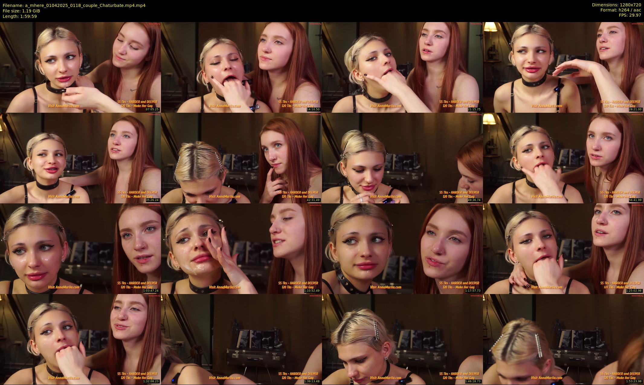 a_mhere — 120 minute Chaturbate couple cam show recording, 720p, Apr 1, 2025
