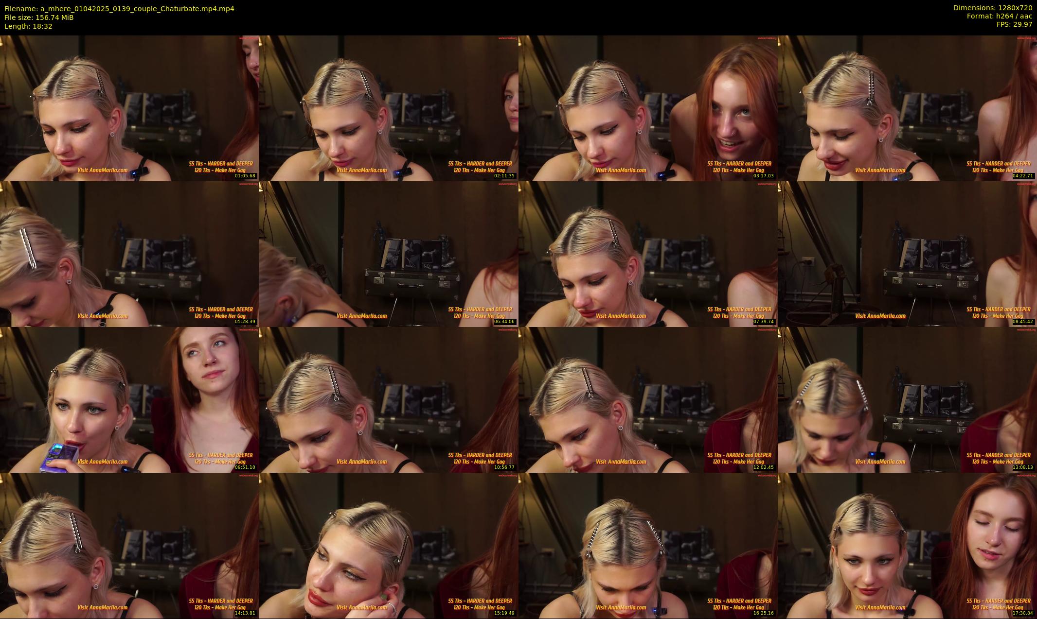 a_mhere — 19 minute Chaturbate couple cam show recording, 720p, Apr 1, 2025