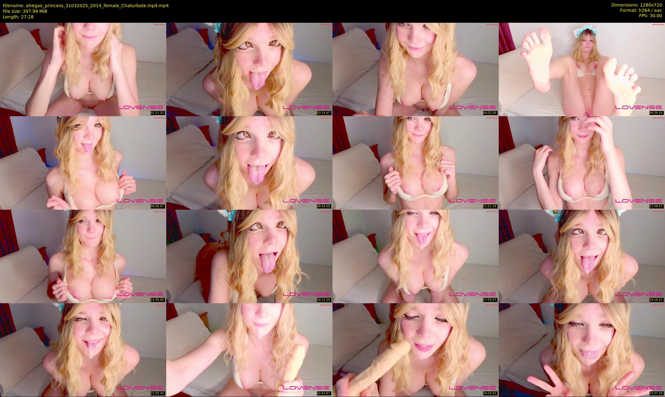 ahegao_princess — 28 minute Chaturbate female cam show recording, 720p, Mar 31, 2025