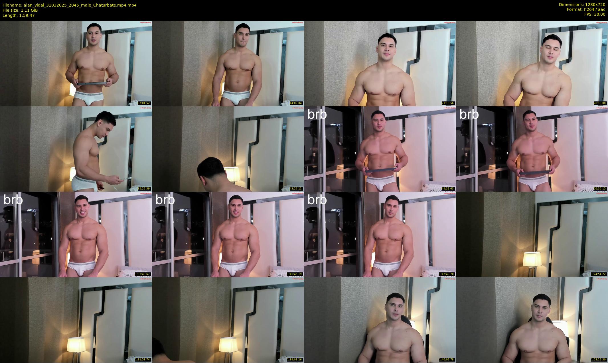 alan_vidal — 120 minute Chaturbate male cam show recording, 720p, Mar 31, 2025