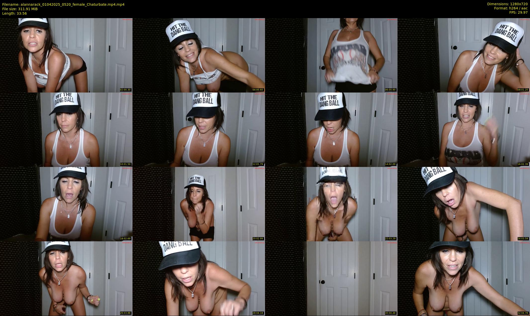 alannarack — 34 minute Chaturbate female cam show recording, 720p, Apr 1, 2025