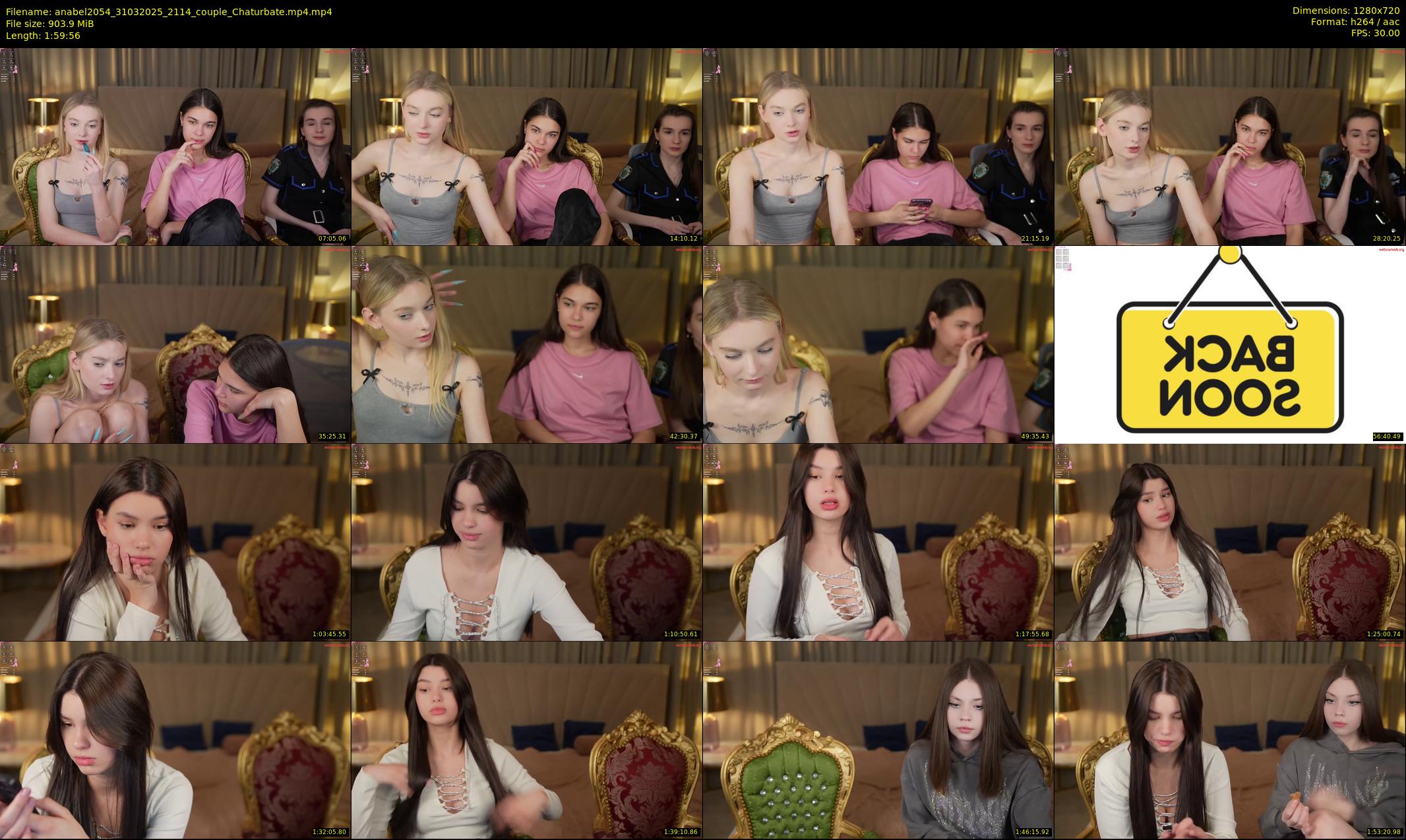 anabel2054 — 120 minute Chaturbate female cam show recording, 720p, Mar 31, 2025
