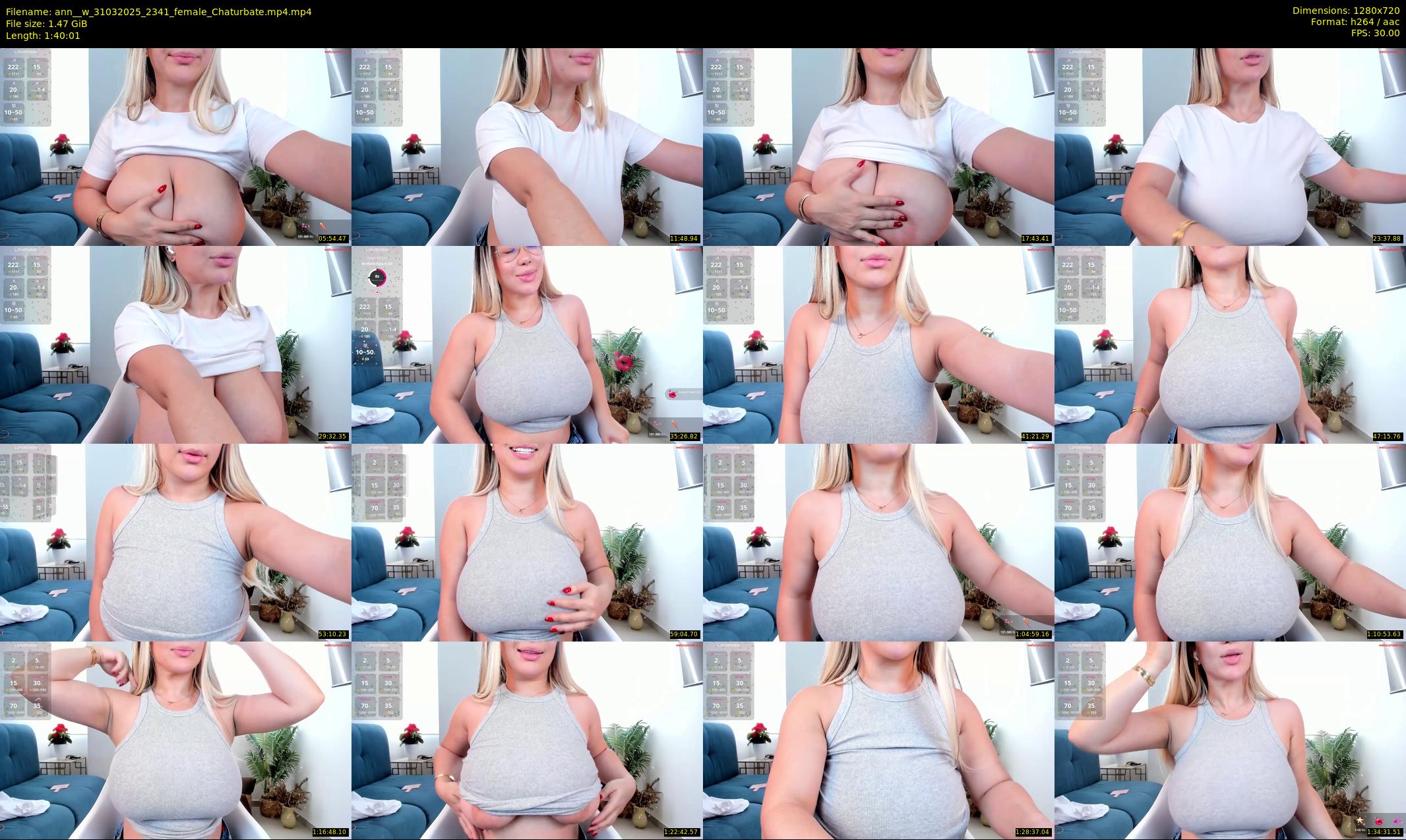 ann__w — 101 minute Chaturbate female cam show recording, 720p, Mar 31, 2025