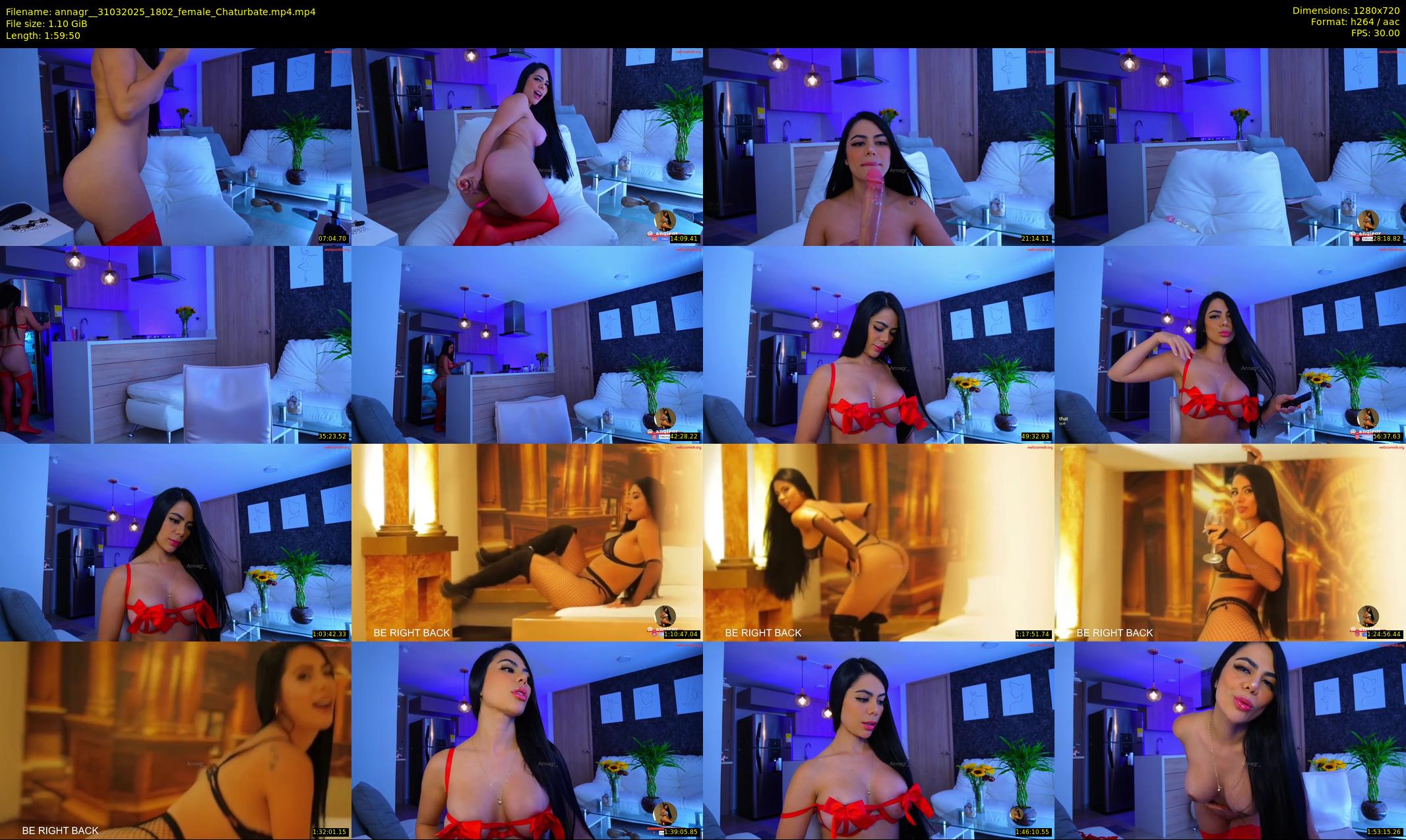 annagr_ — 120 minute Chaturbate female cam show recording, 720p, Mar 31, 2025