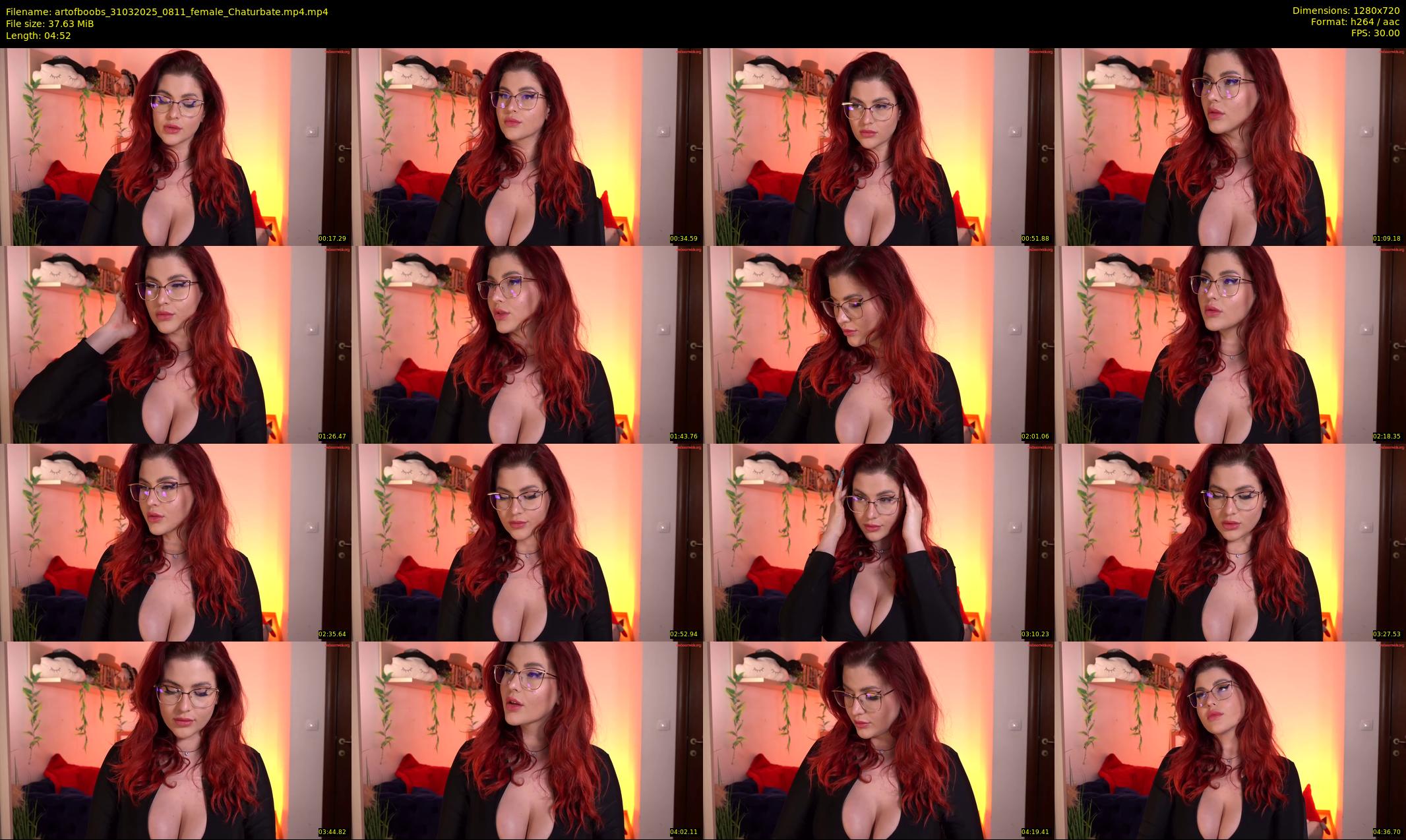 artofboobs — 5 minute Chaturbate female cam show recording, 720p, Mar 31, 2025