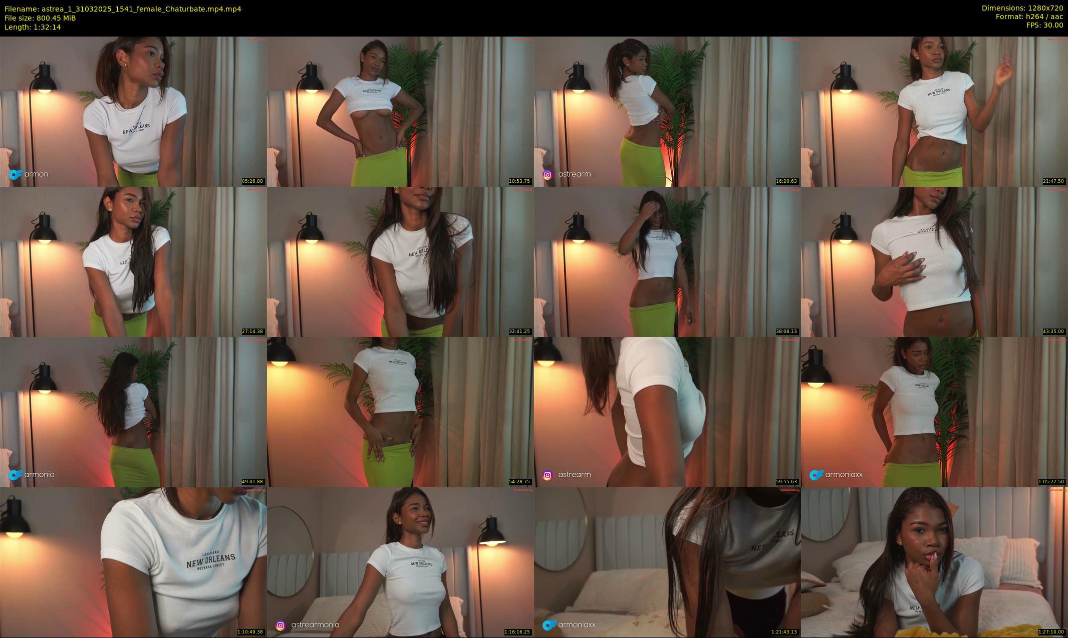 astrea_1 — 93 minute Chaturbate female cam show recording, 720p, Mar 31, 2025