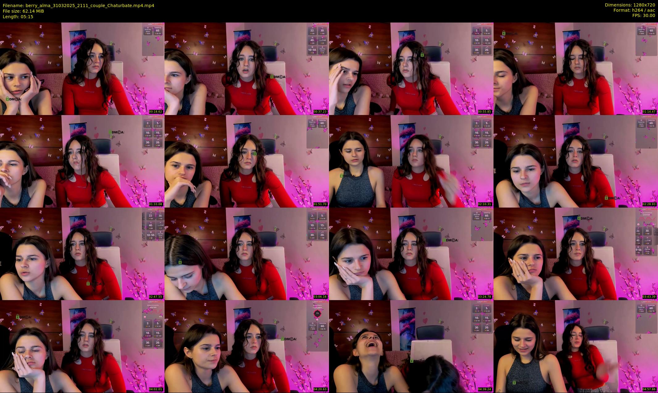 berry_alma — 6 minute Chaturbate female cam show recording, 720p, Mar 31, 2025