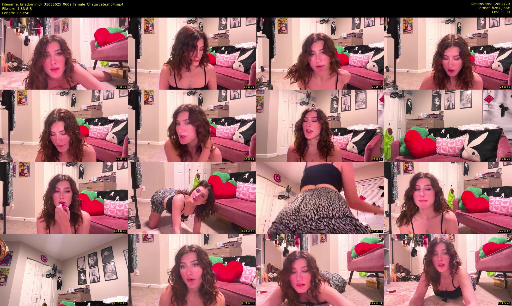 briadominick — 120 minute Chaturbate couple cam show recording, 720p, Mar 31, 2025