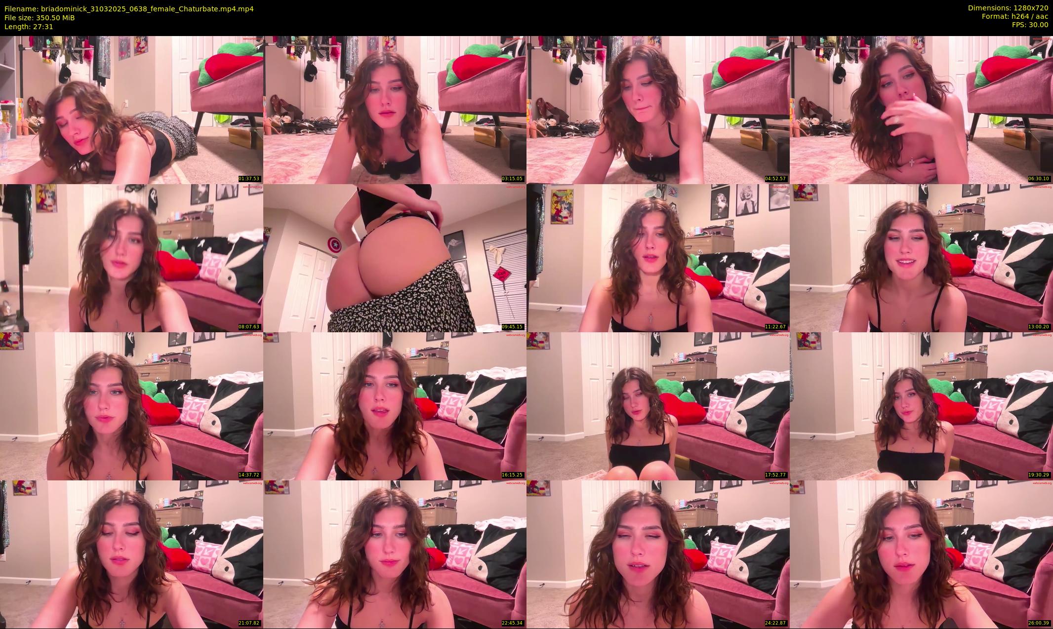 briadominick — 28 minute Chaturbate couple cam show recording, 720p, Mar 31, 2025