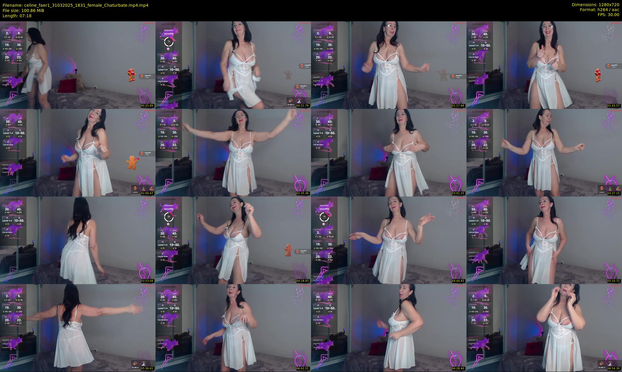 celine_faer1 — 8 minute Chaturbate female cam show recording, 720p, Mar 31, 2025