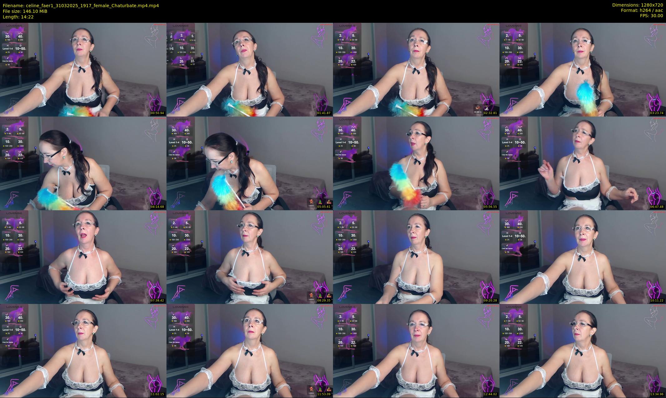 celine_faer1 — 15 minute Chaturbate female cam show recording, 720p, Mar 31, 2025