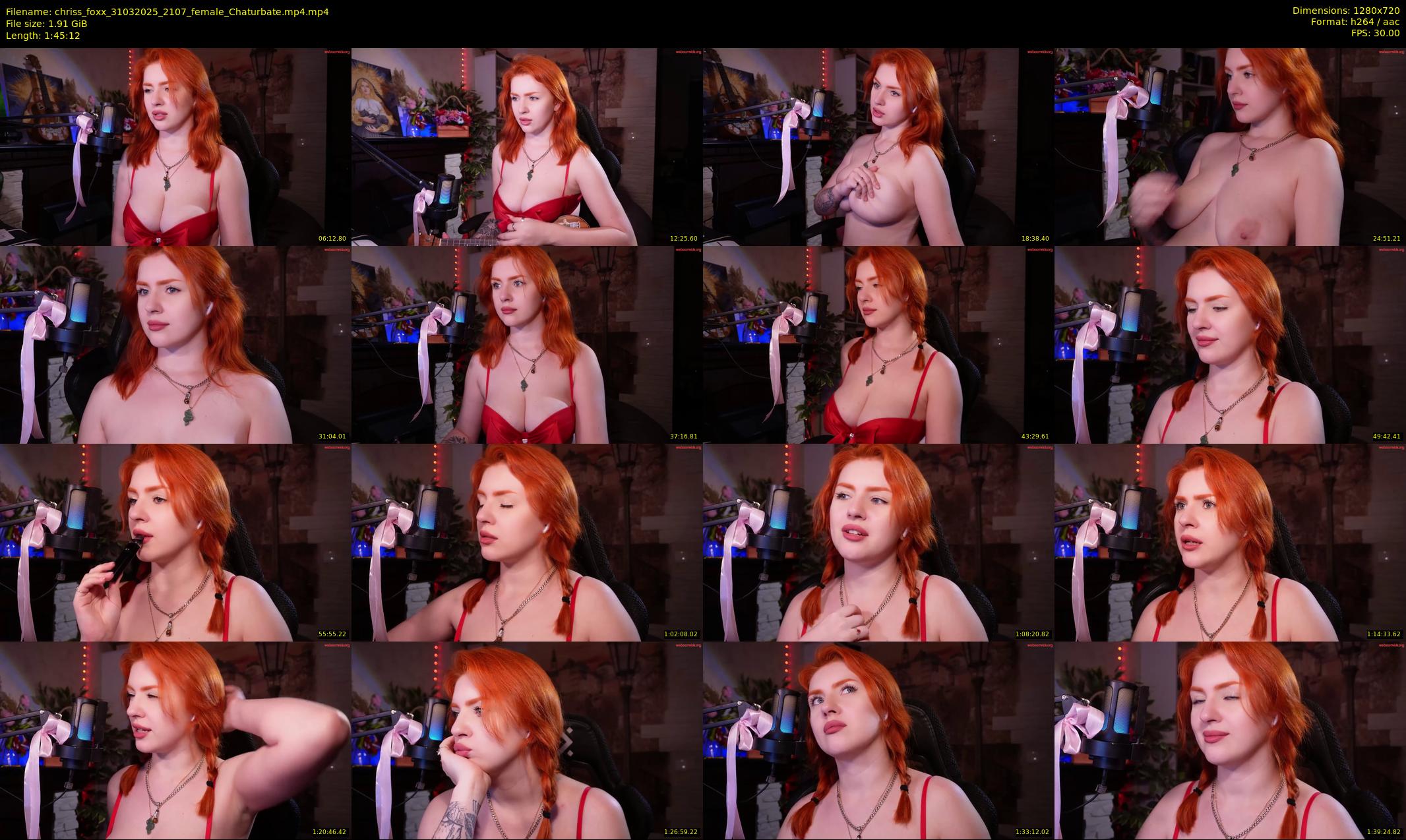 chriss_foxx — 106 minute Chaturbate female cam show recording, 720p, Mar 31, 2025