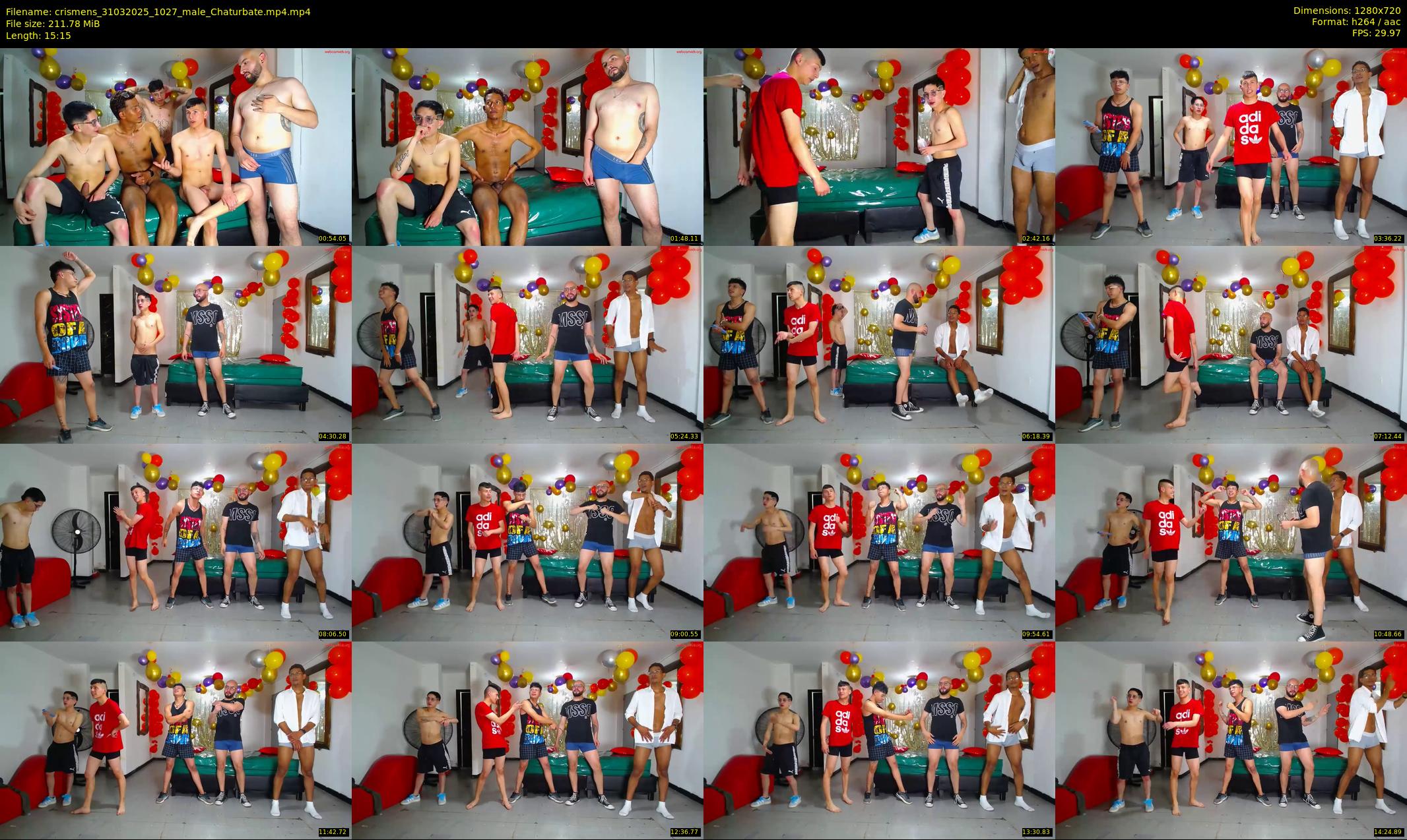 crismens — 16 minute Chaturbate male cam show recording, 720p, Mar 31, 2025