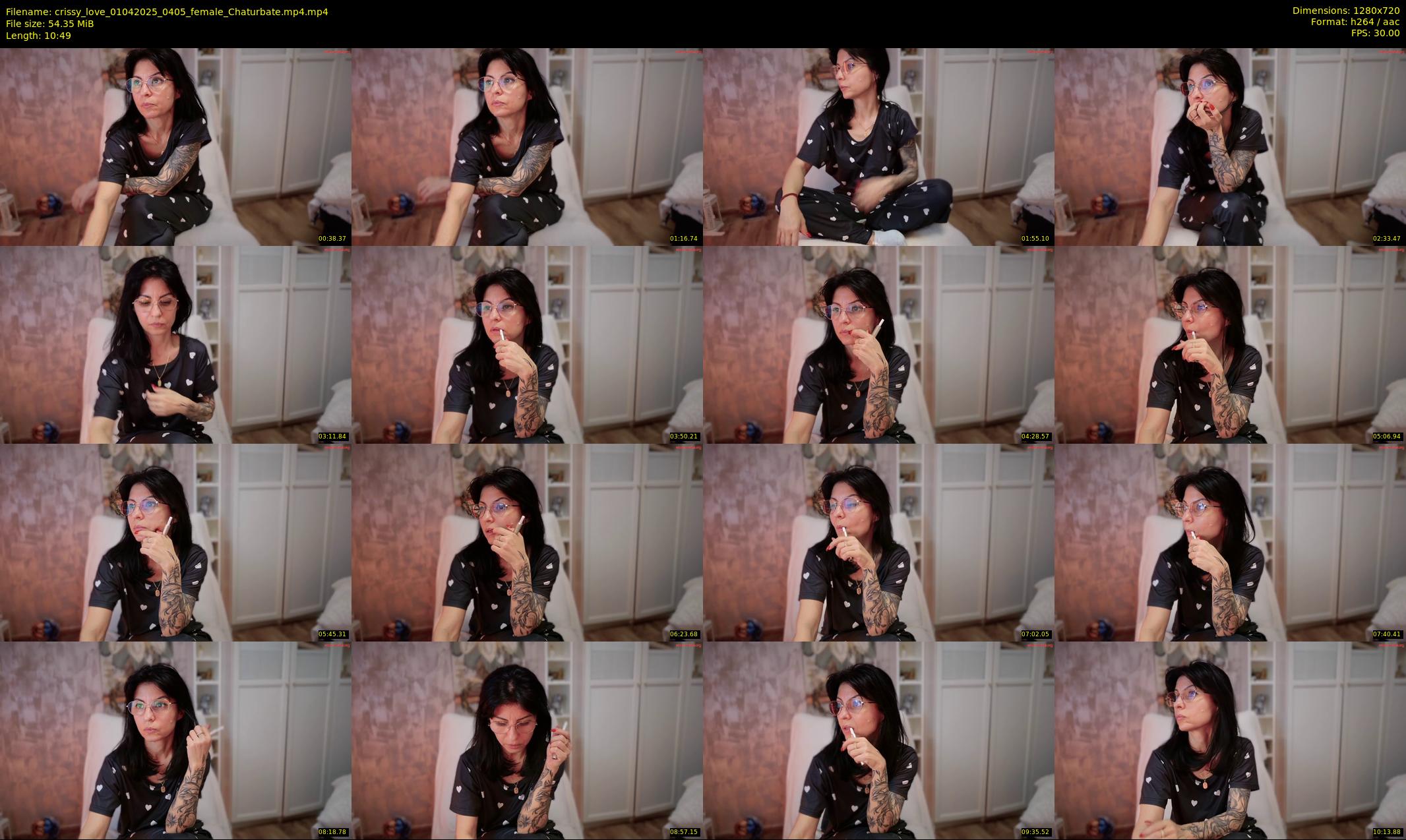 crissy_love — 11 minute Chaturbate female cam show recording, 720p, Apr 1, 2025