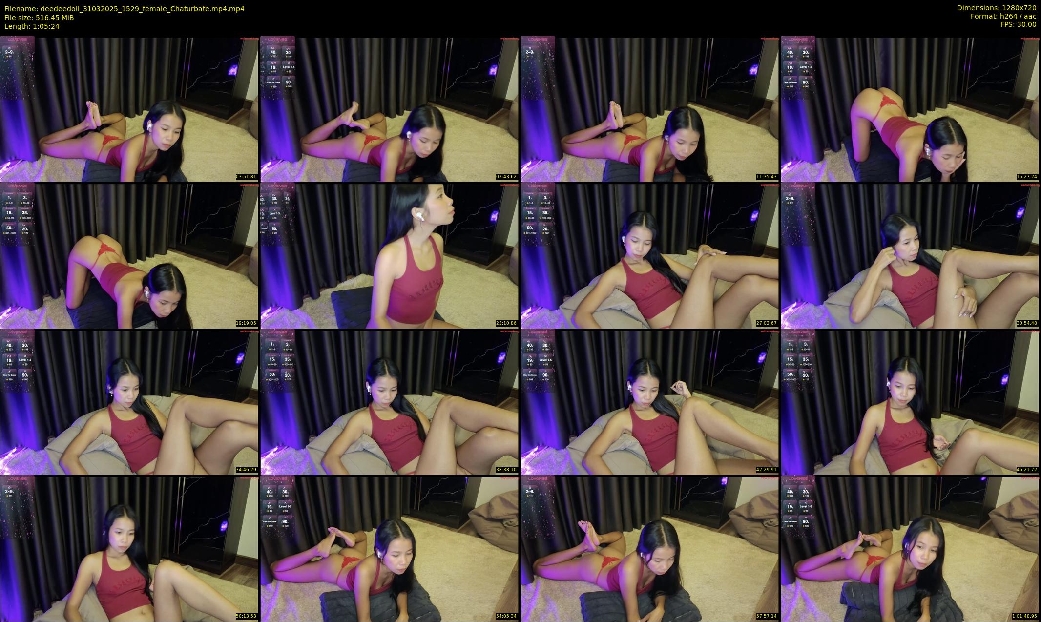 deedeedoll — 66 minute Chaturbate female cam show recording, 720p, Mar 31, 2025