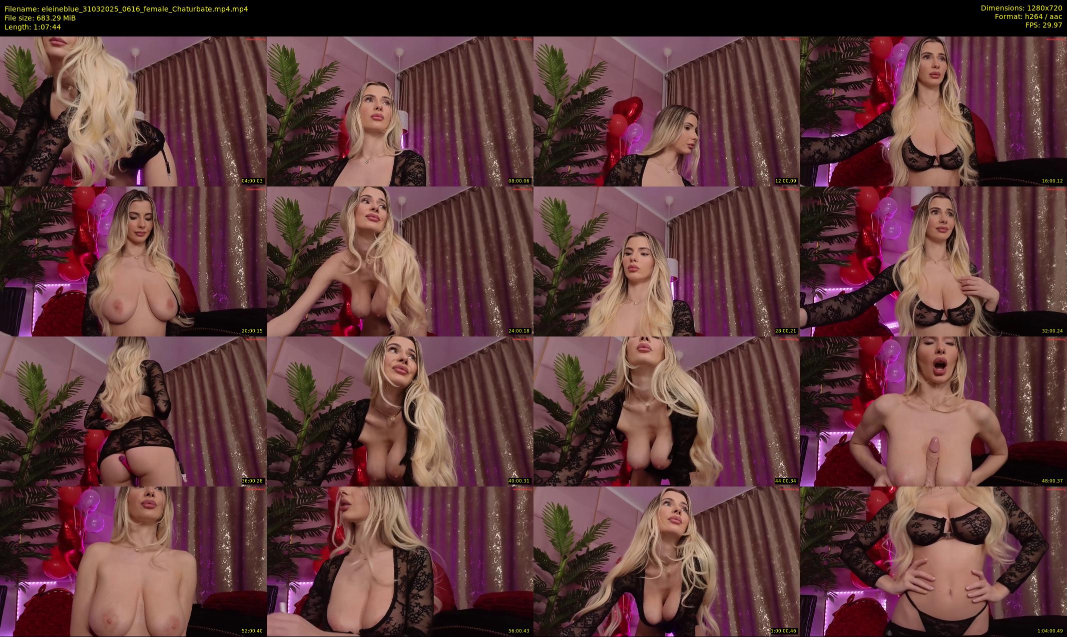 eleineblue — 68 minute Chaturbate female cam show recording, 720p, Mar 31, 2025