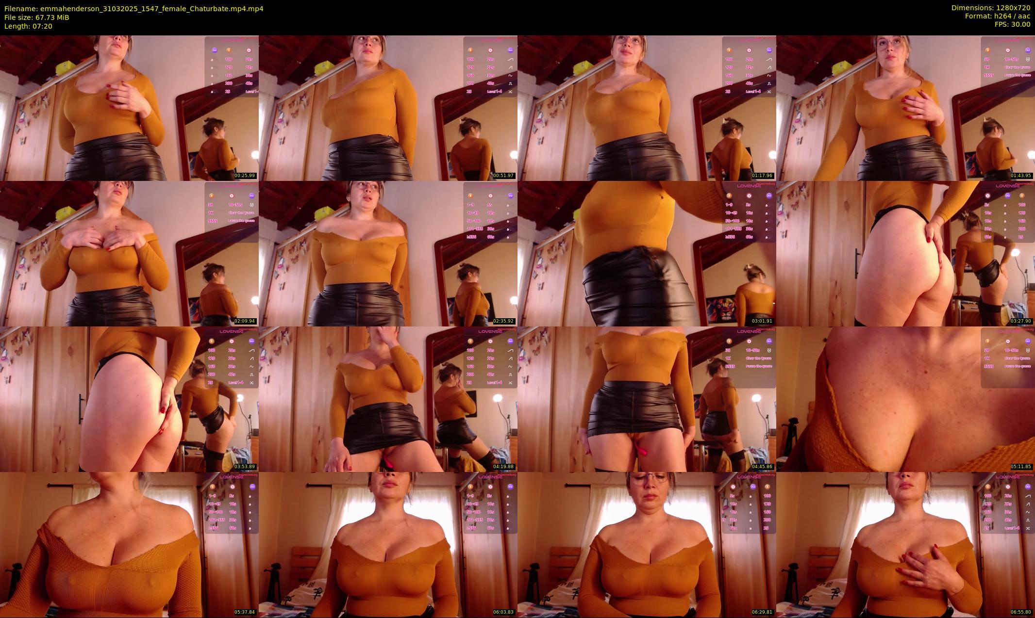 emmahenderson — 8 minute Chaturbate female cam show recording, 720p, Mar 31, 2025