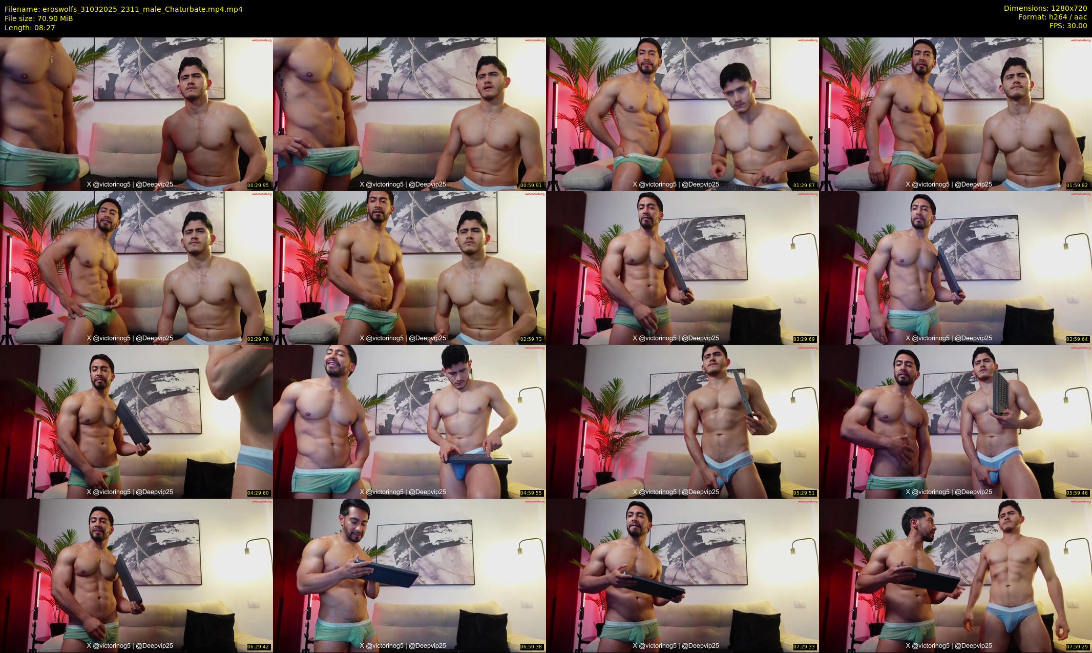 eroswolfs — 9 minute Chaturbate male cam show recording, 720p, Mar 31, 2025