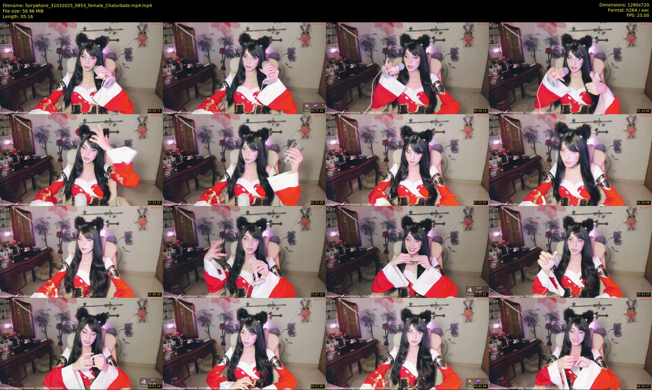 fairywhore — 6 minute Chaturbate female cam show recording, 720p, Mar 31, 2025