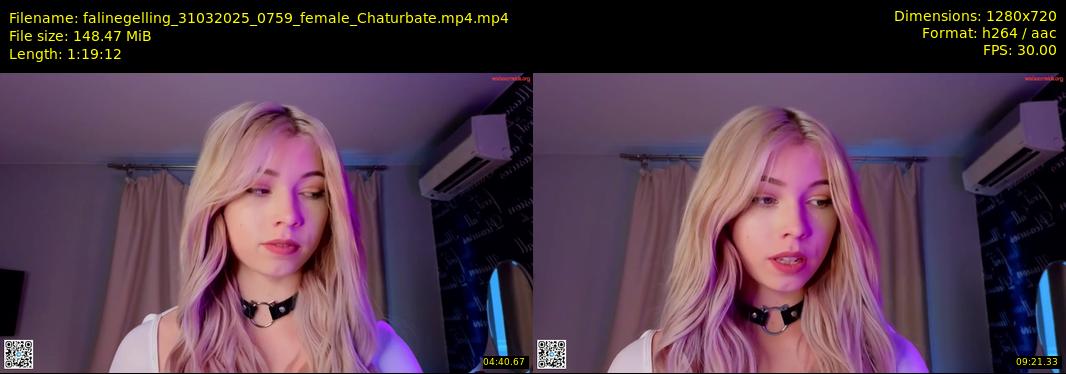 falinegelling — 80 minute Chaturbate female cam show recording, 720p, Mar 31, 2025