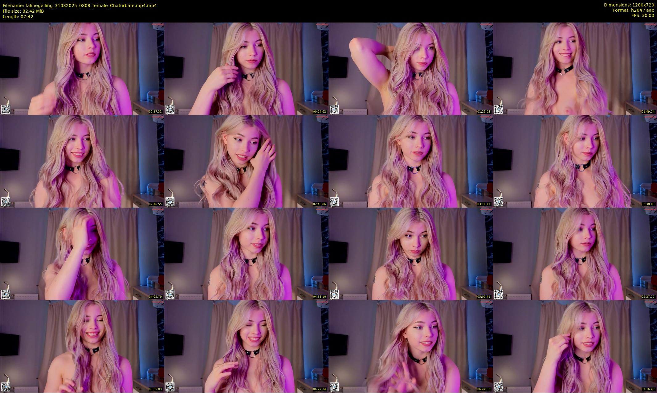 falinegelling — 8 minute Chaturbate female cam show recording, 720p, Mar 31, 2025