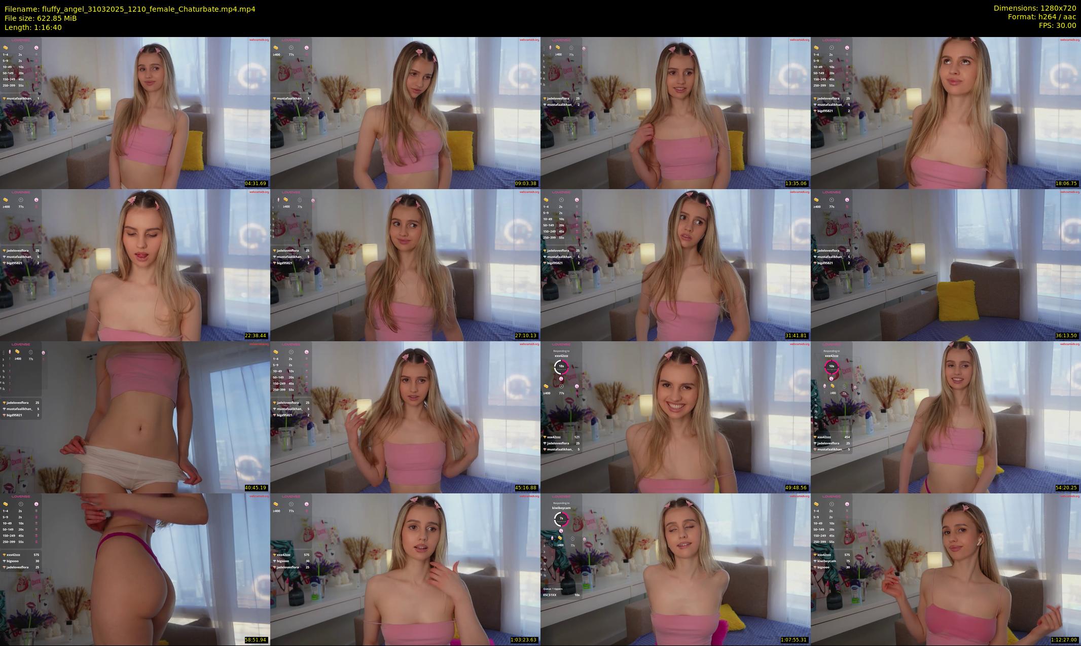 fluffy_angel — 77 minute Chaturbate female cam show recording, 720p, Mar 31, 2025