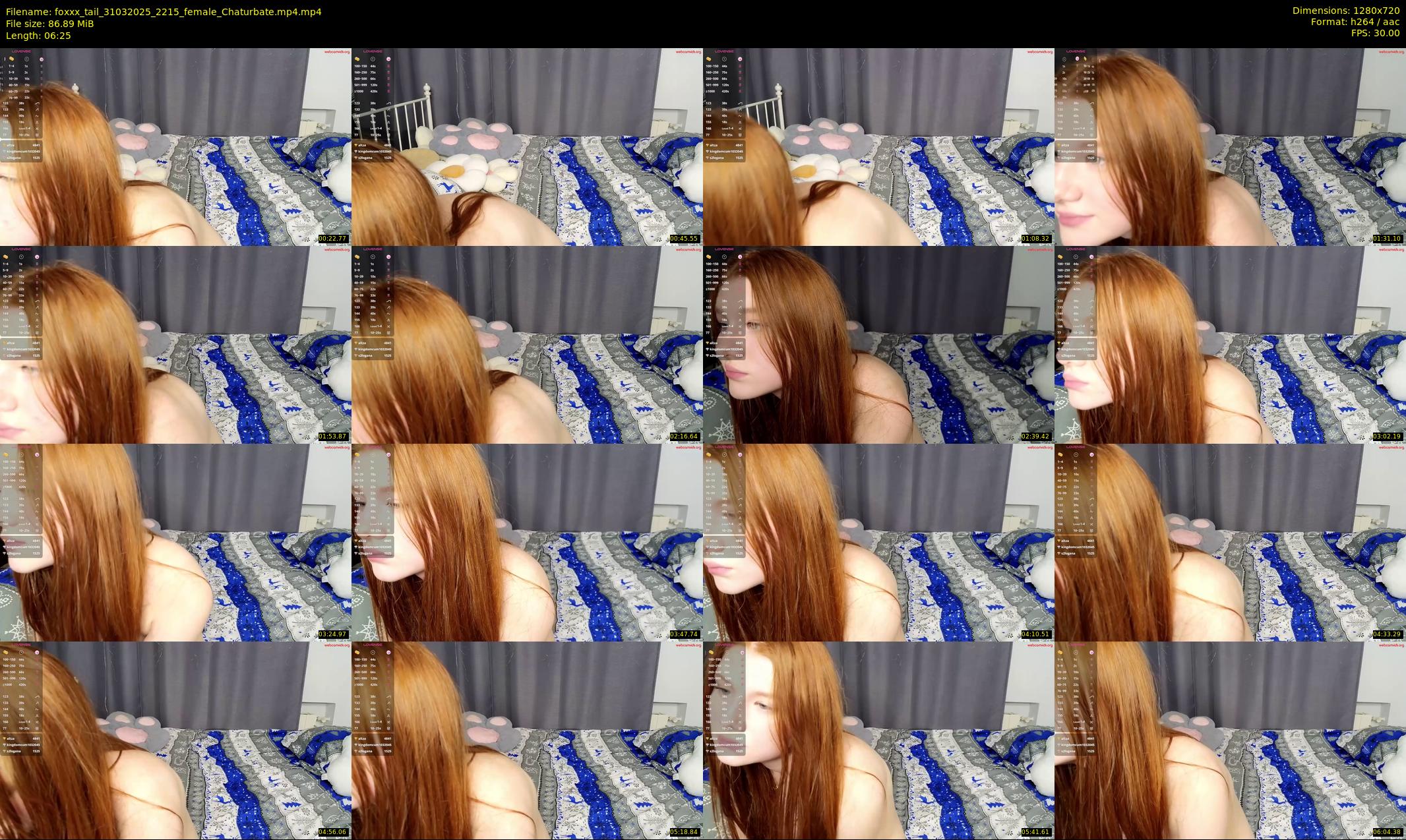 foxxx_tail — 7 minute Chaturbate female cam show recording, 720p, Mar 31, 2025