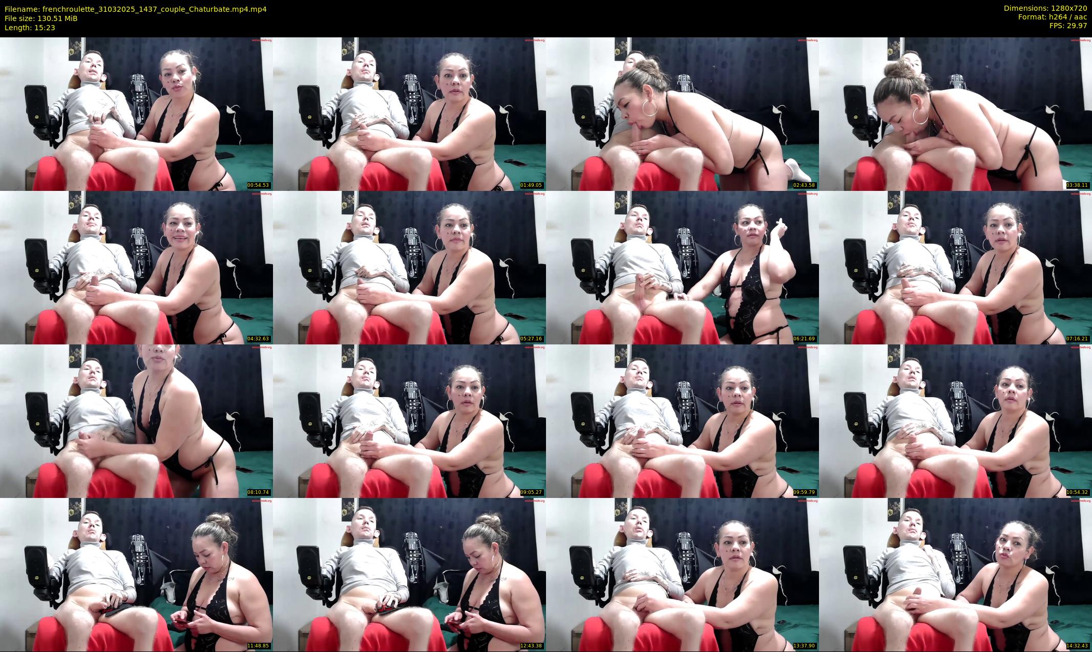 frenchroulette — 16 minute Chaturbate couple cam show recording, 720p, Mar 31, 2025