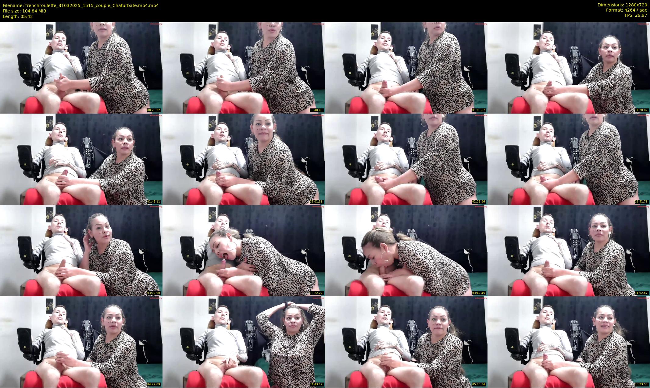 frenchroulette — 6 minute Chaturbate couple cam show recording, 720p, Mar 31, 2025