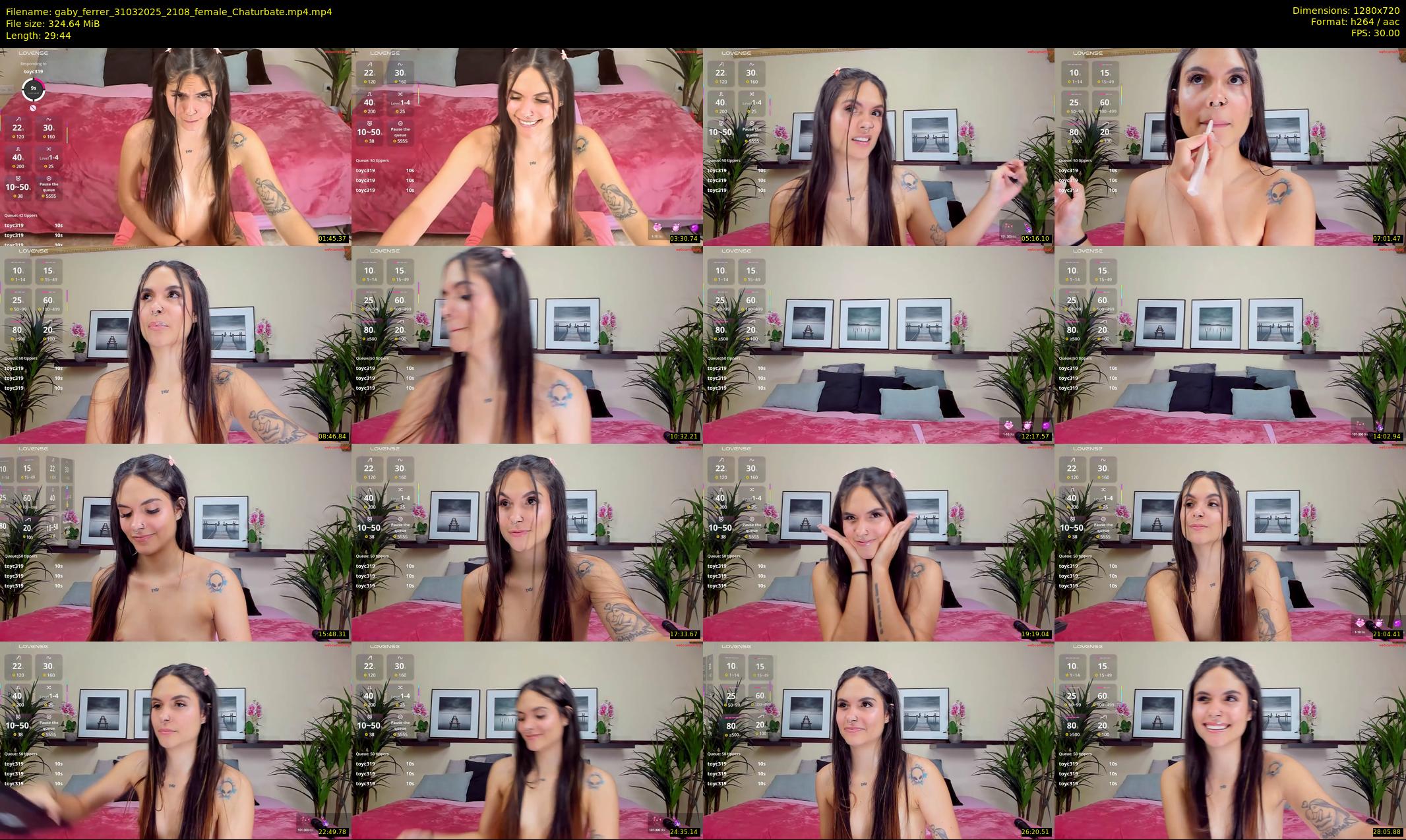 gaby_ferrer — 30 minute Chaturbate female cam show recording, 720p, Mar 31, 2025