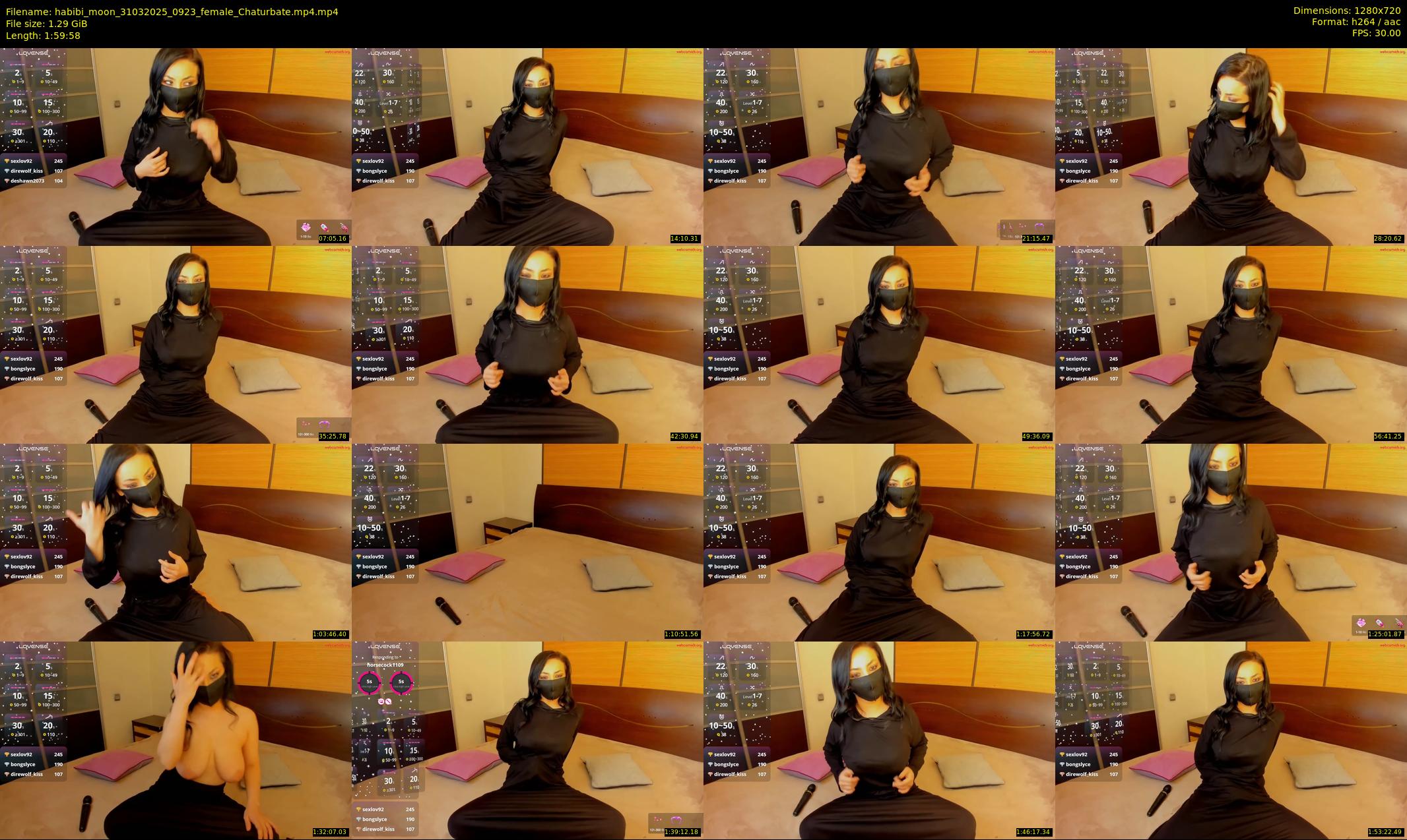 habibi_moon — 120 minute Chaturbate female cam show recording, 720p, Mar 31, 2025
