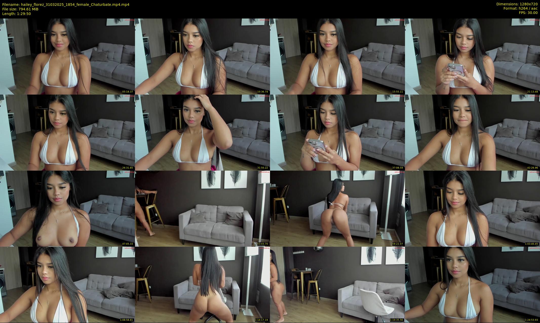 hailey_florez — 90 minute Chaturbate female cam show recording, 720p, Mar 31, 2025
