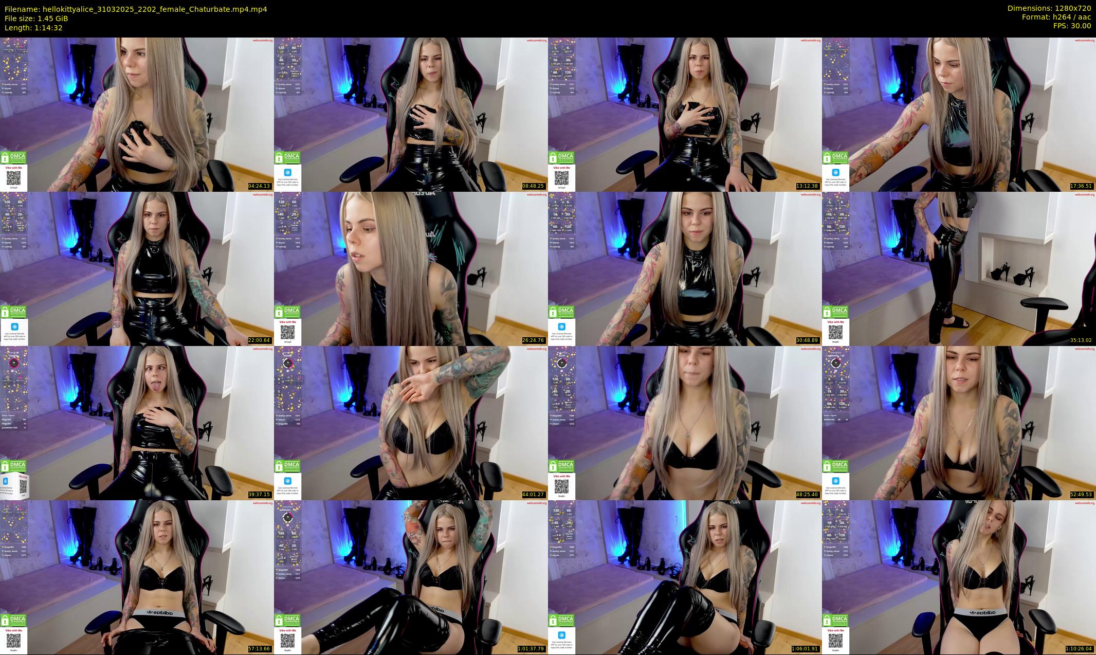 hellokittyalice — 75 minute Chaturbate female cam show recording, 720p, Mar 31, 2025