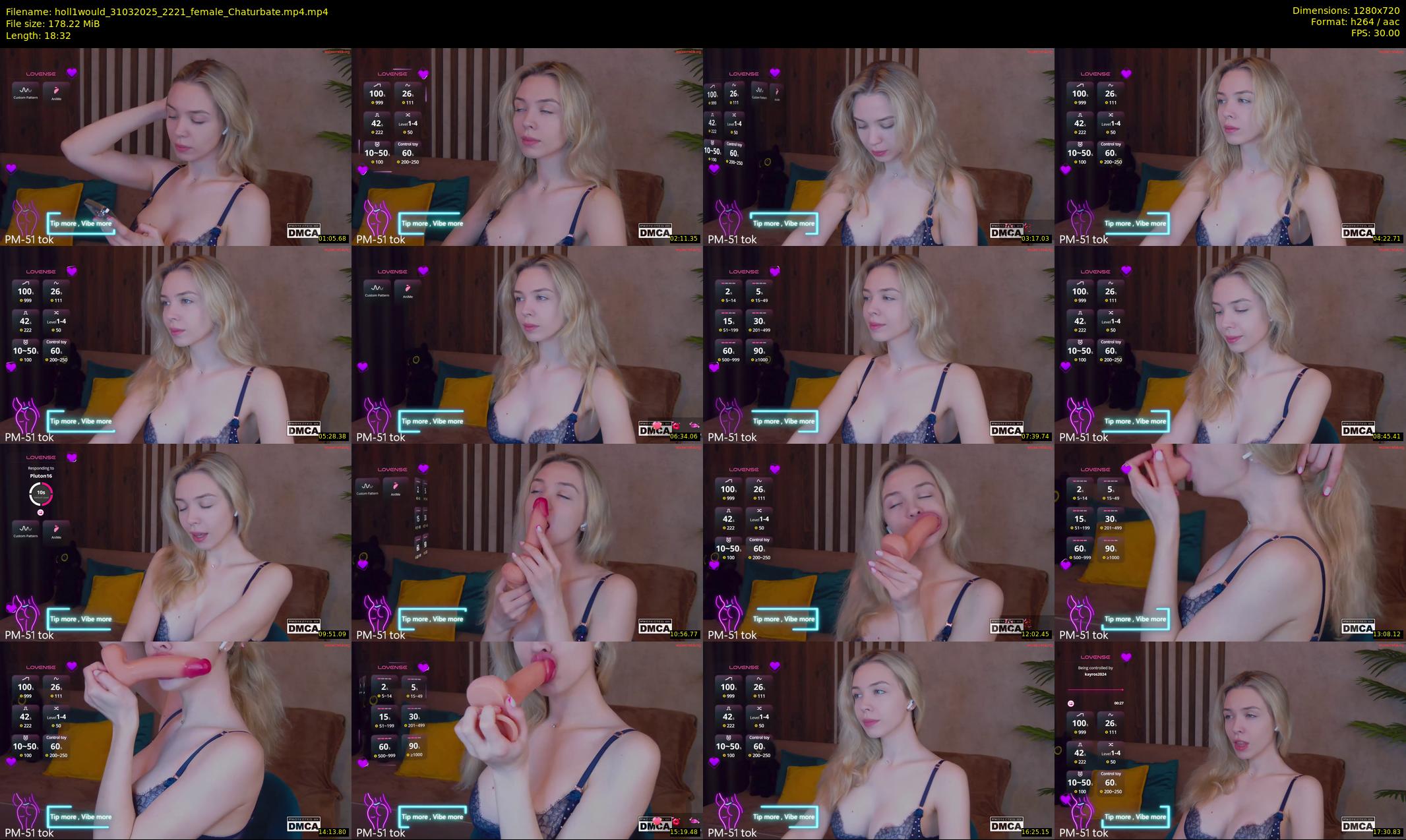 holl1would — 19 minute Chaturbate female cam show recording, 720p, Mar 31, 2025
