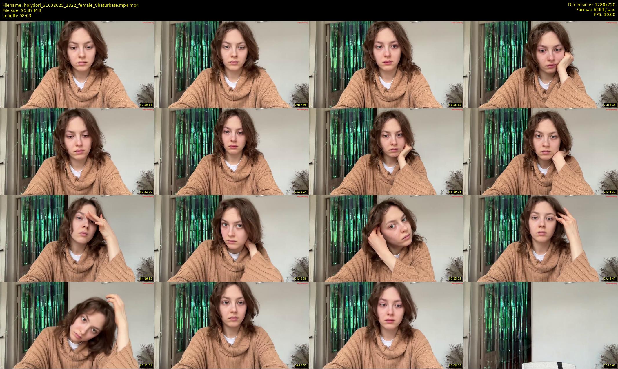 holydori — 9 minute Chaturbate female cam show recording, 720p, Mar 31, 2025