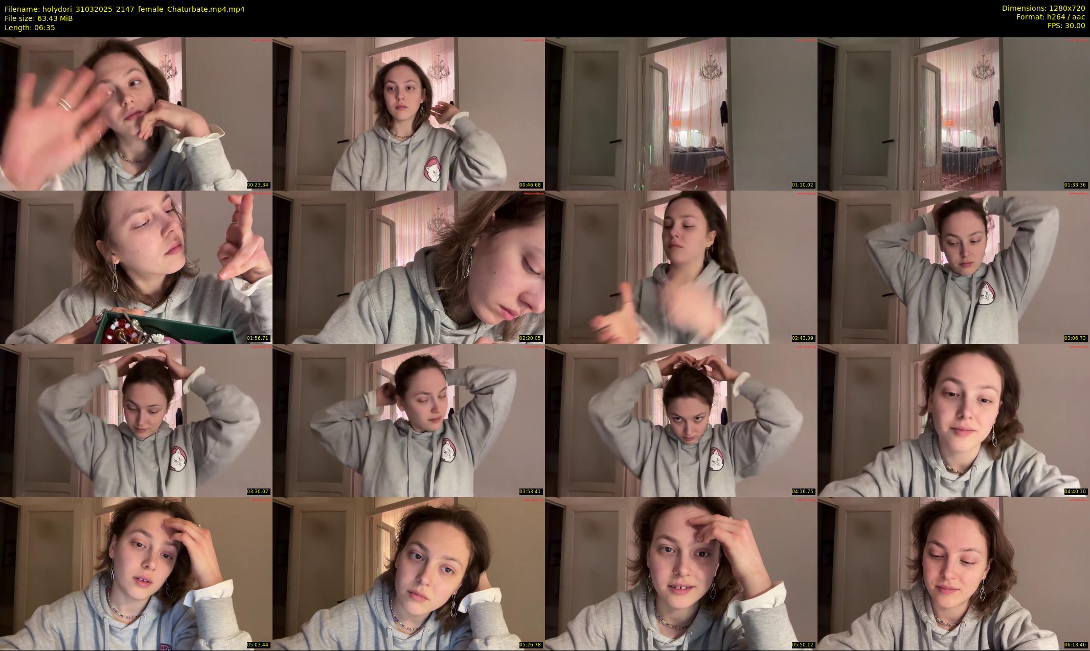 holydori — 7 minute Chaturbate female cam show recording, 720p, Mar 31, 2025