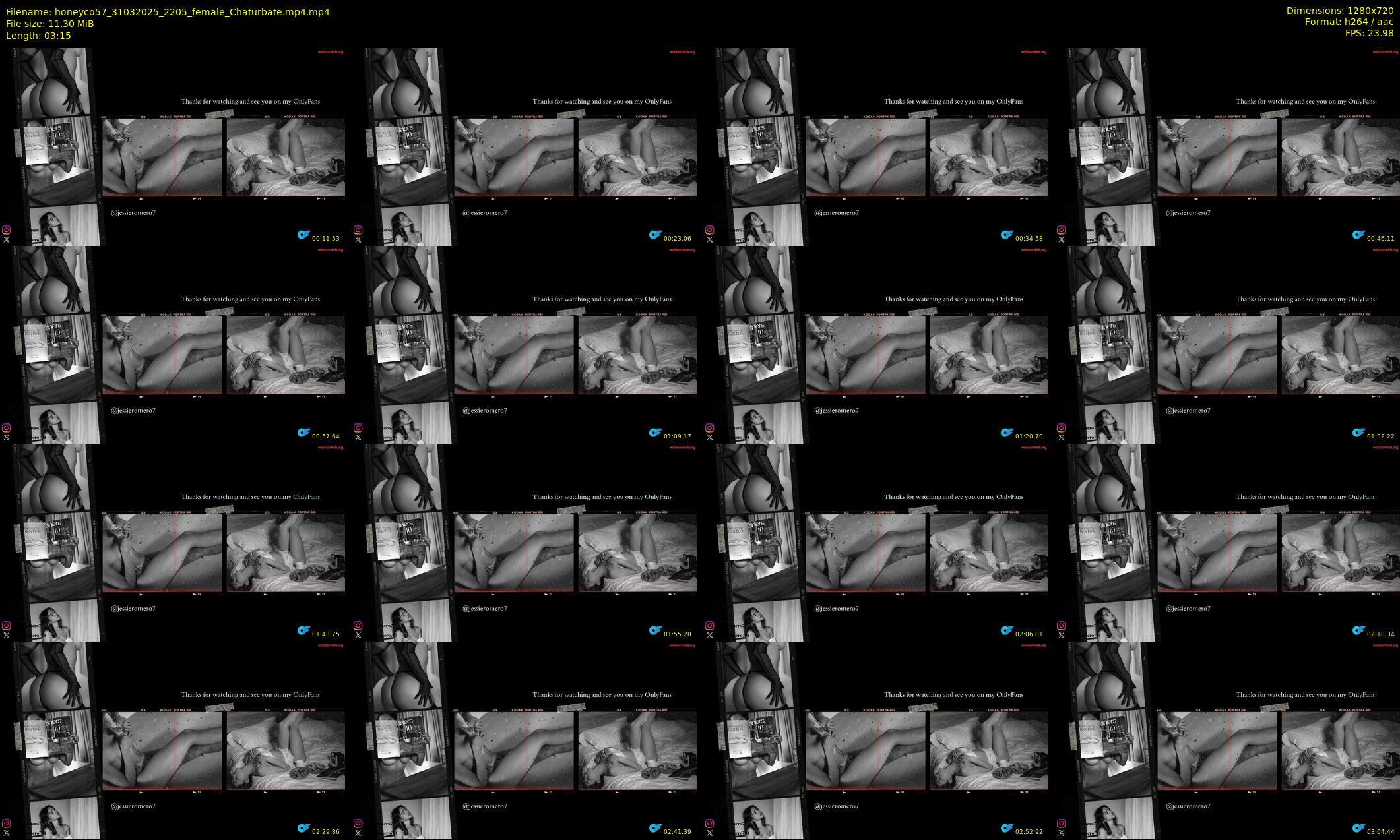 honeyco57 — 4 minute Chaturbate female cam show recording, 720p, Mar 31, 2025