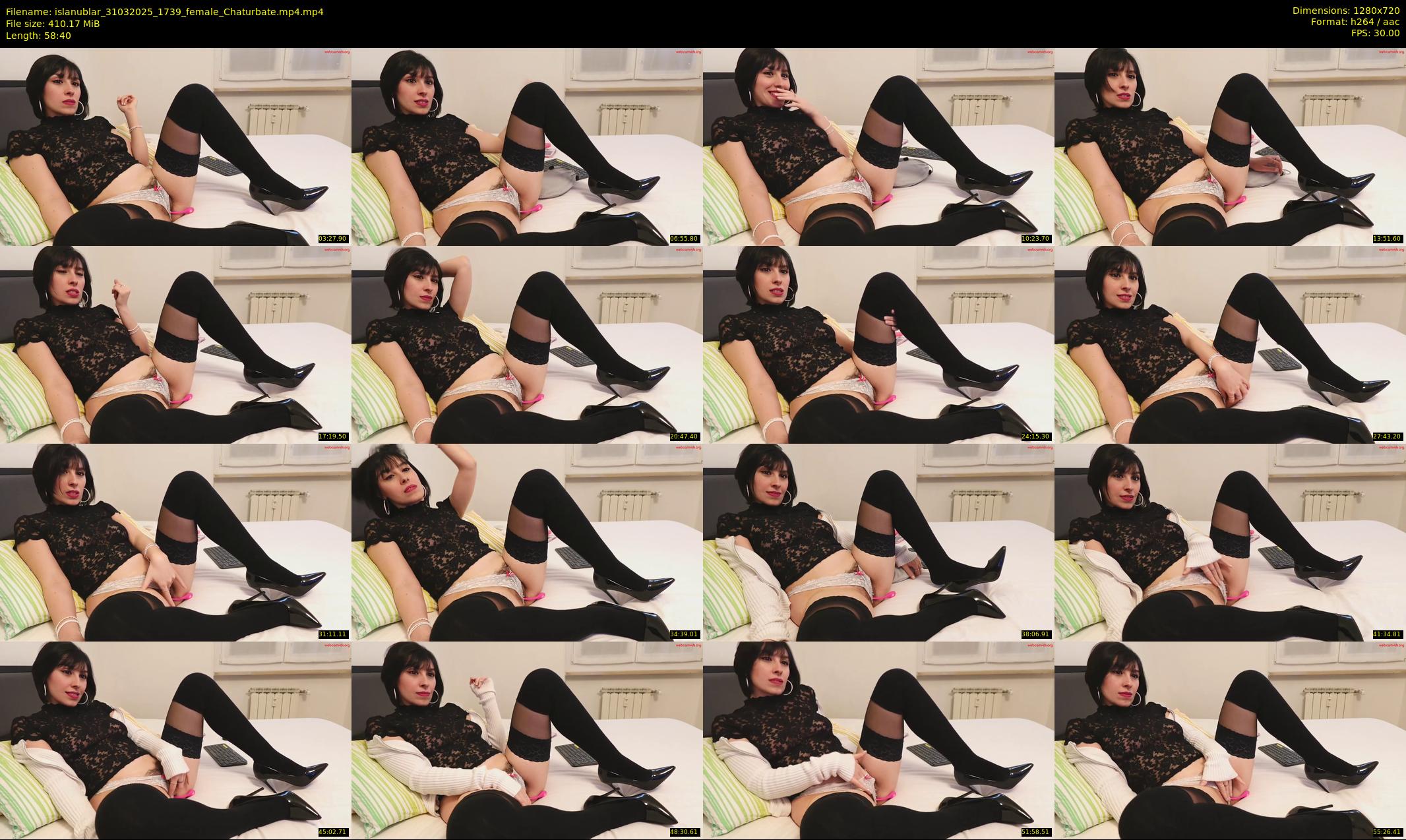 islanublar — 59 minute Chaturbate female cam show recording, 720p, Mar 31, 2025