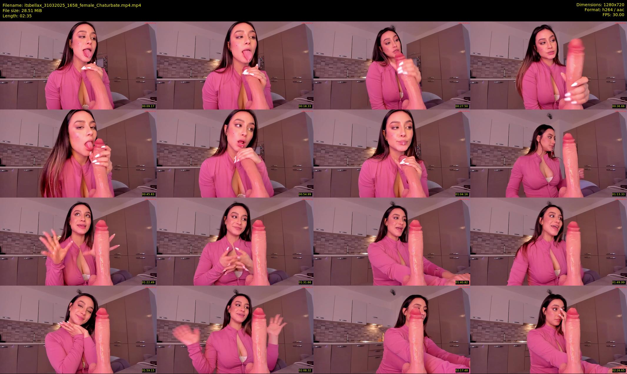itsbellax — 3 minute Chaturbate female cam show recording, 720p, Mar 31, 2025