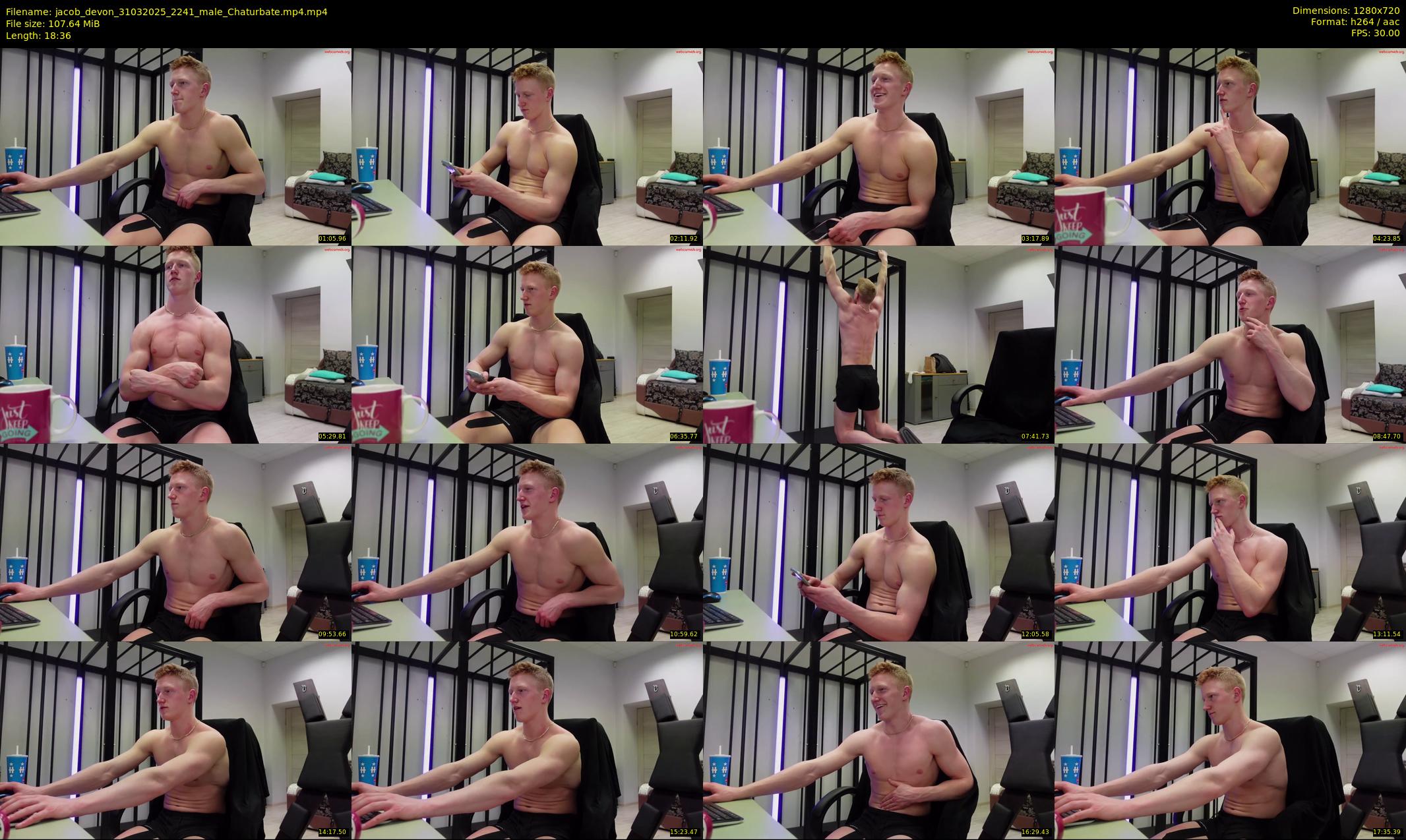 jacob_devon — 19 minute Chaturbate male cam show recording, 720p, Mar 31, 2025