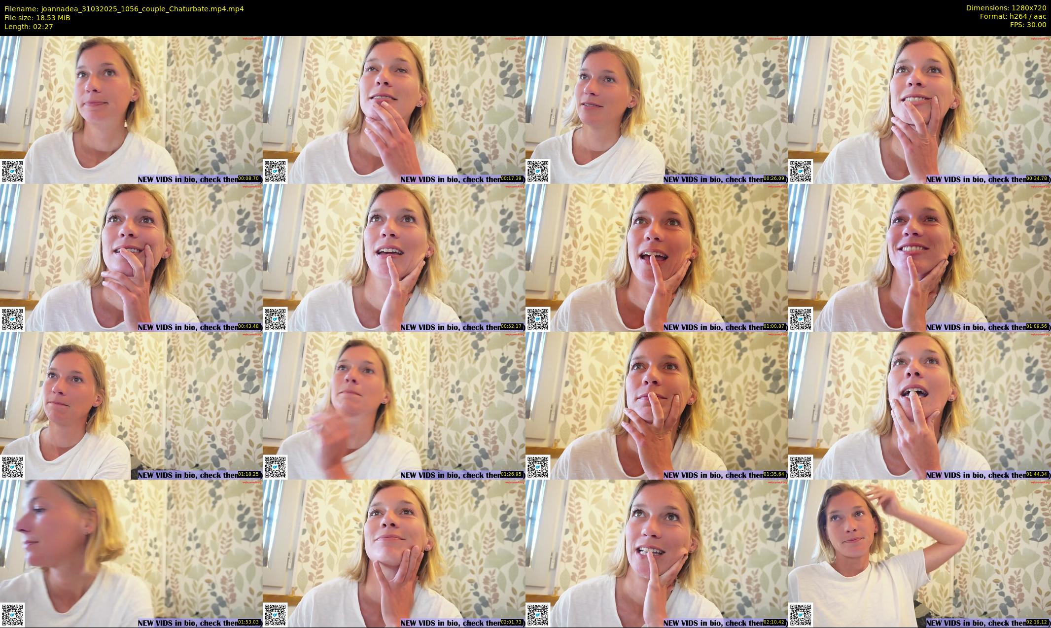 joannadea — 3 minute Chaturbate female cam show recording, 720p, Mar 31, 2025