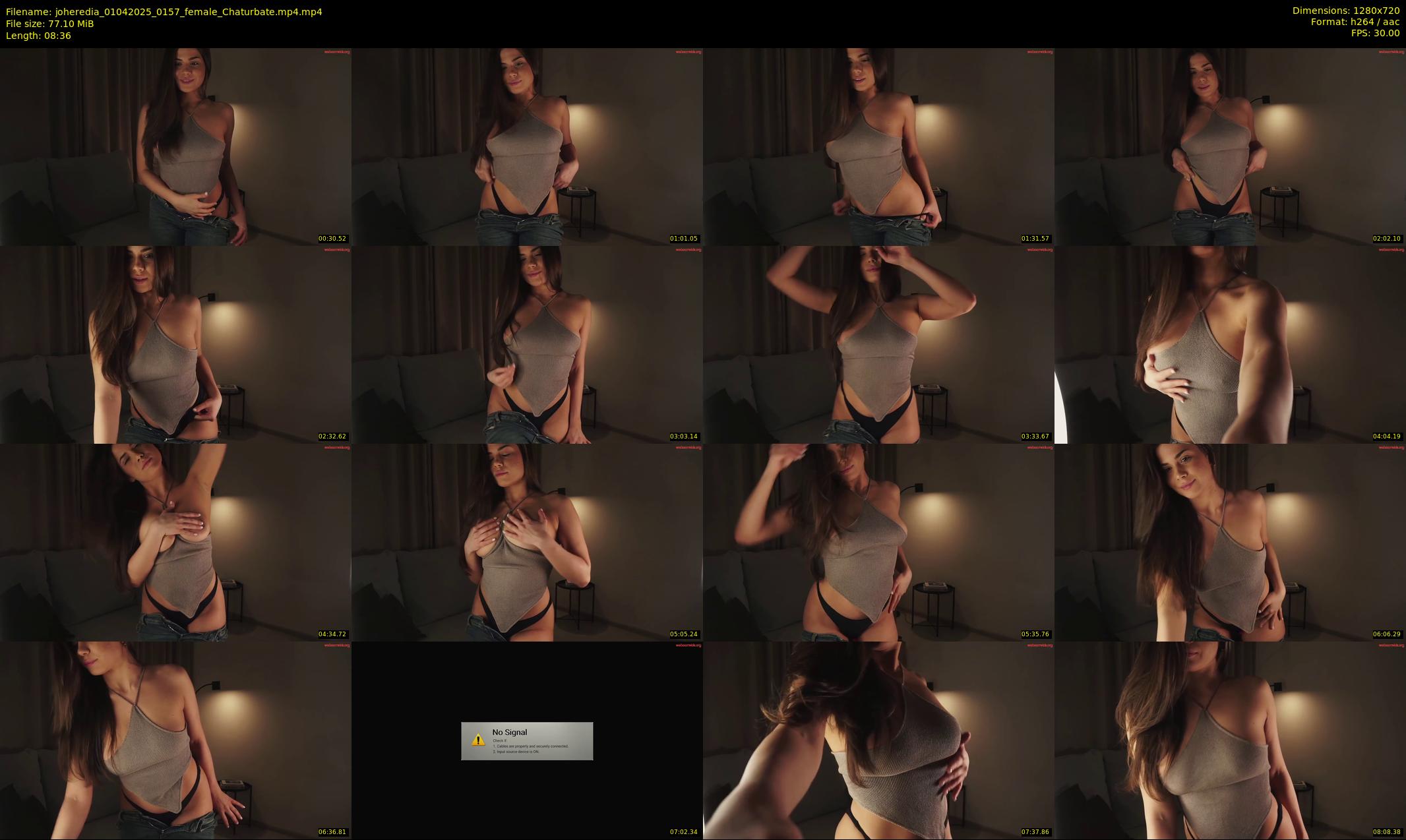 joheredia — 9 minute Chaturbate female cam show recording, 720p, Apr 1, 2025