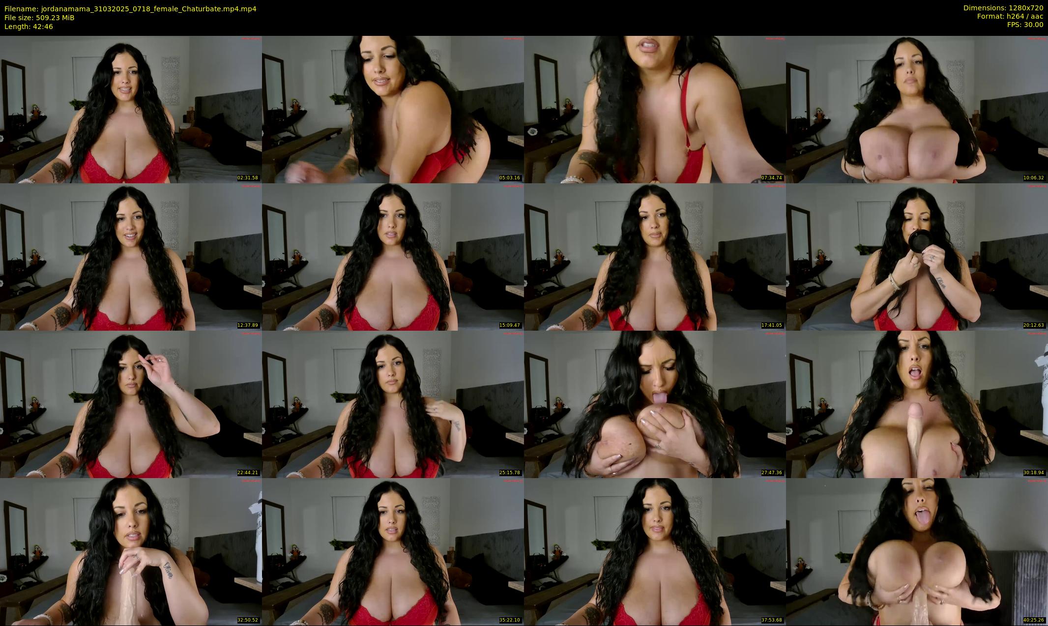 jordanamama — 43 minute Chaturbate couple cam show recording, 720p, Mar 31, 2025