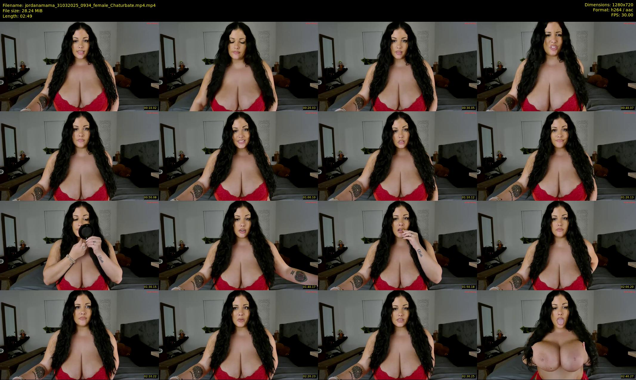 jordanamama — 3 minute Chaturbate couple cam show recording, 720p, Mar 31, 2025