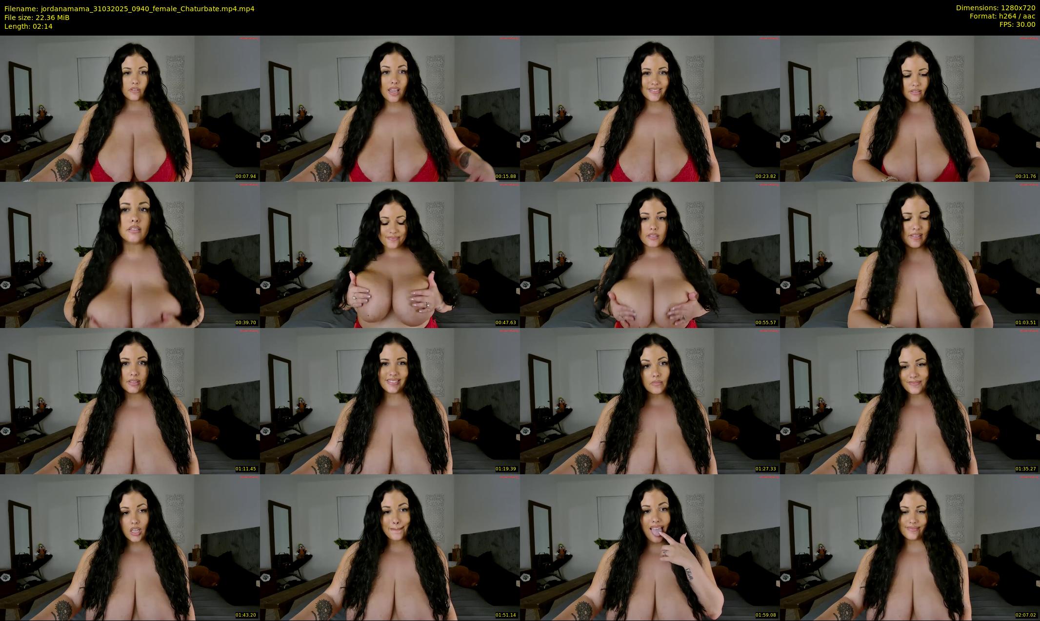 jordanamama — 3 minute Chaturbate couple cam show recording, 720p, Mar 31, 2025