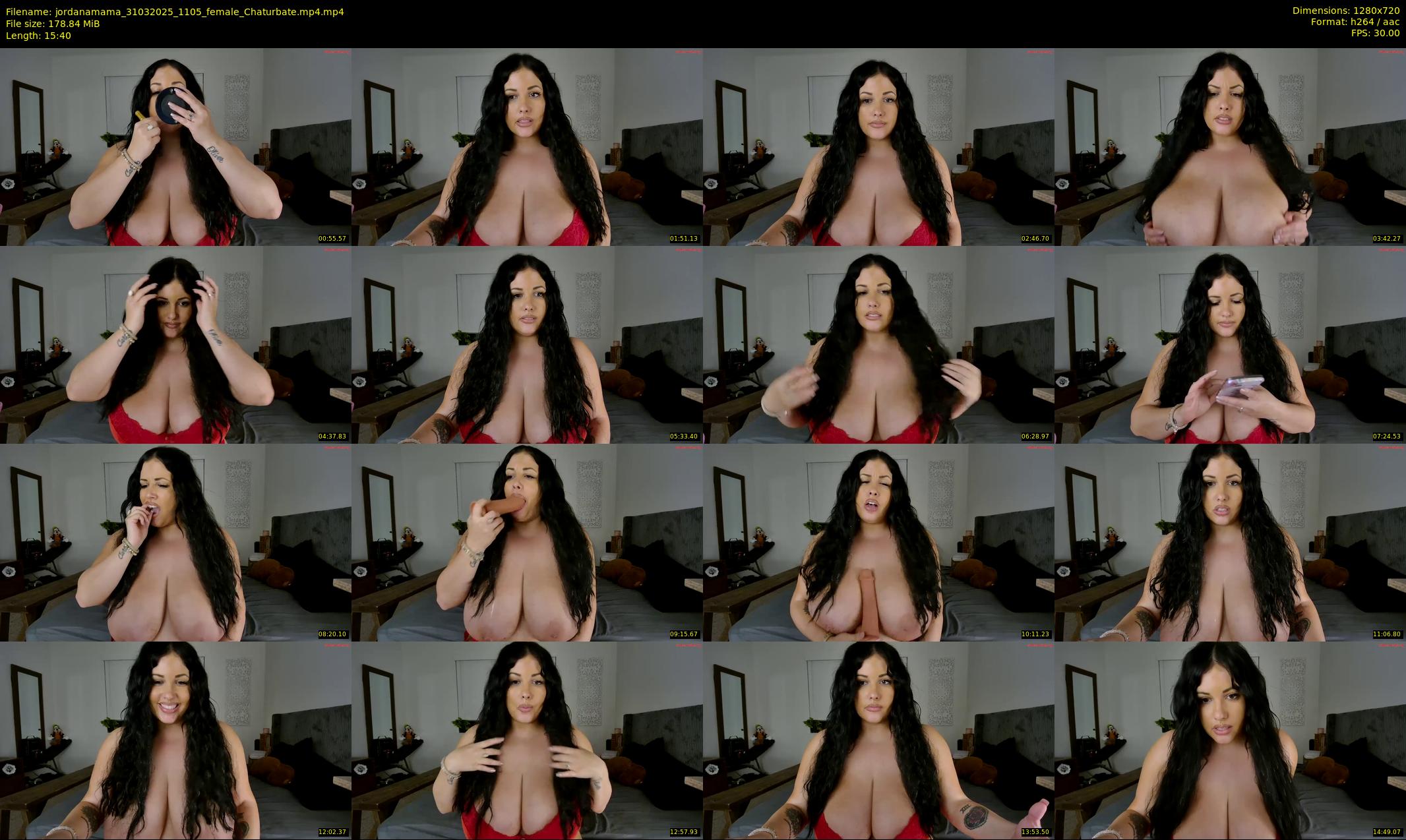 jordanamama — 16 minute Chaturbate couple cam show recording, 720p, Mar 31, 2025