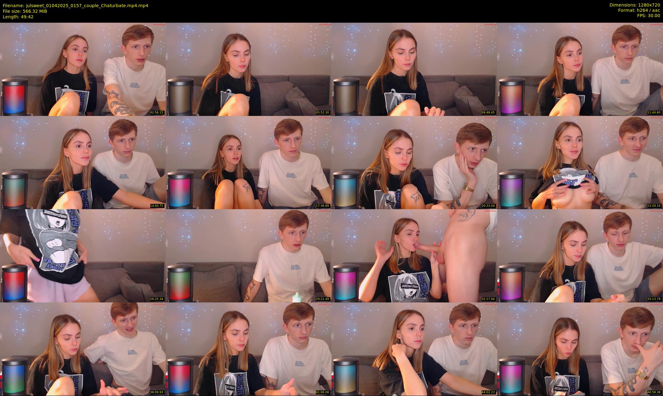 julsweet — 50 minute Chaturbate male cam show recording, 720p, Apr 1, 2025