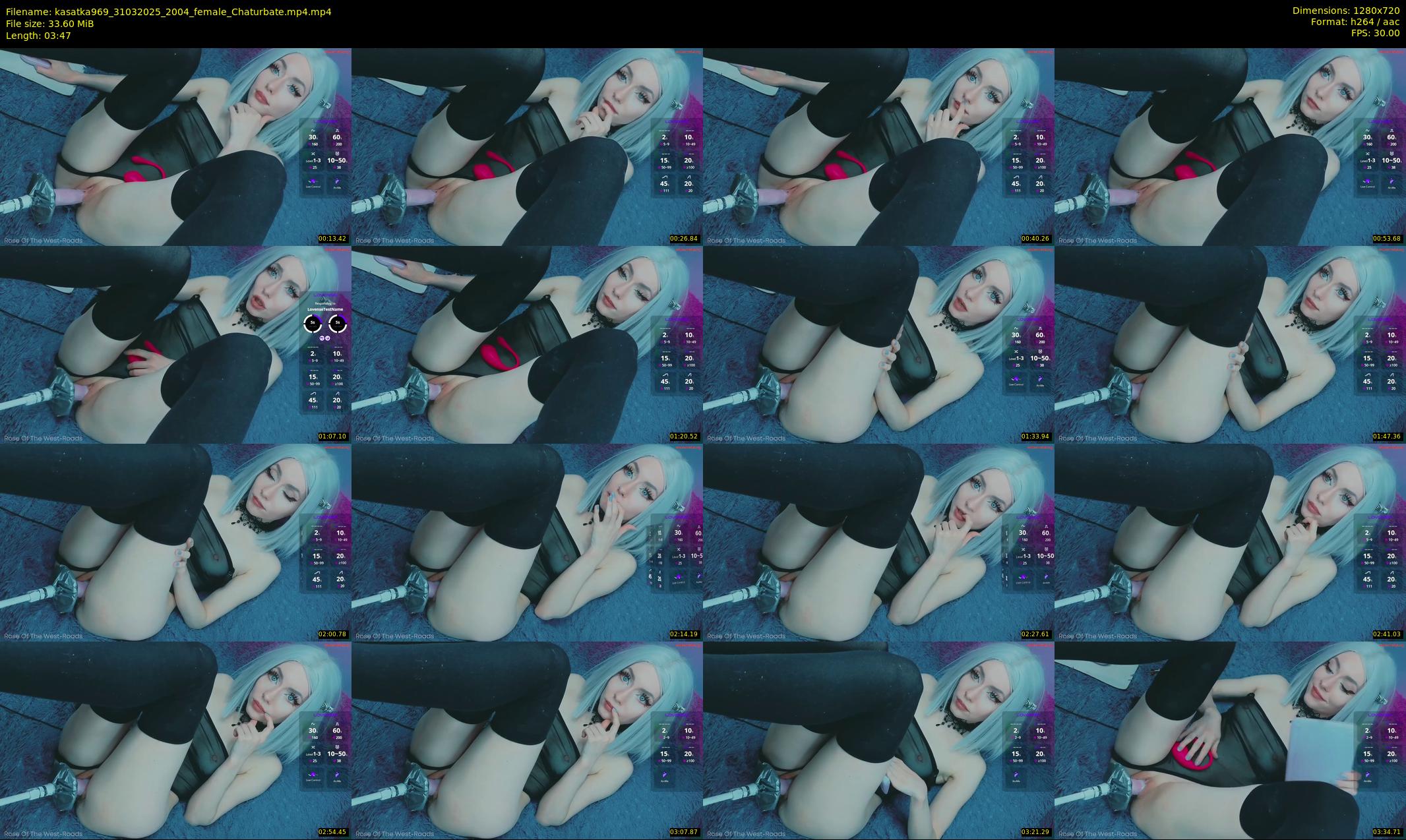 kasatka969 — 4 minute Chaturbate female cam show recording, 720p, Mar 31, 2025