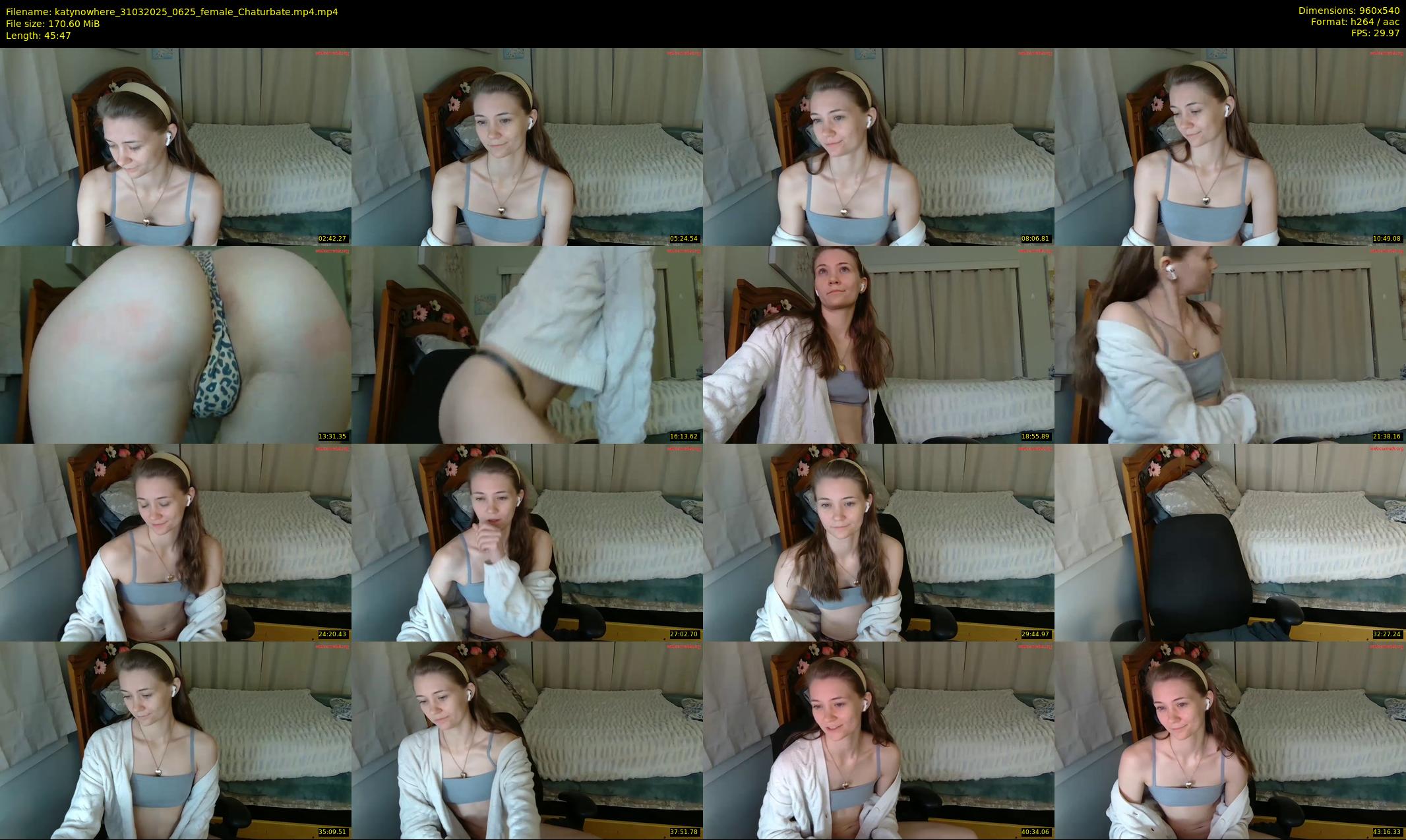 katynowhere — 46 minute Chaturbate female cam show recording, 480p, Mar 31, 2025