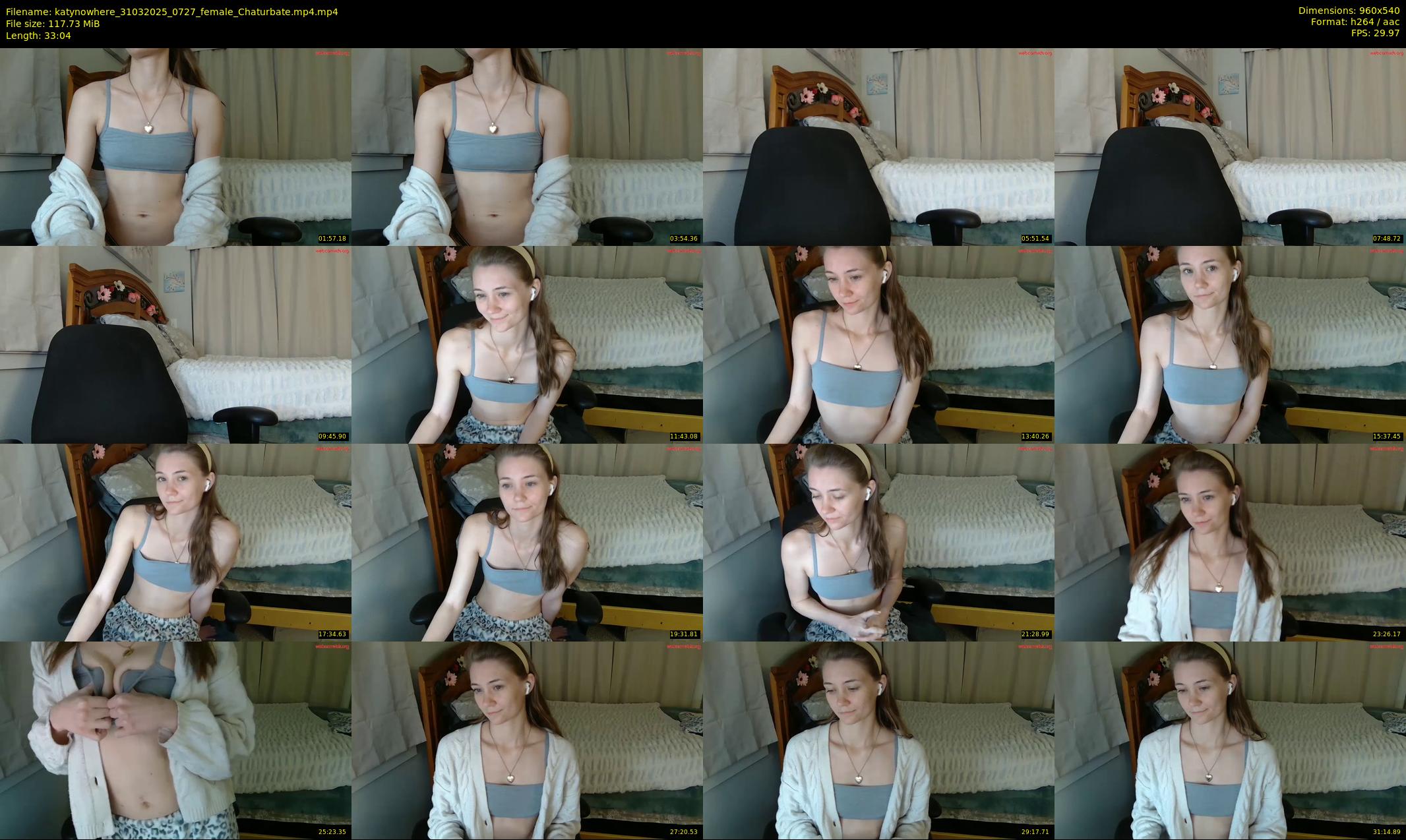 katynowhere — 34 minute Chaturbate female cam show recording, 480p, Mar 31, 2025